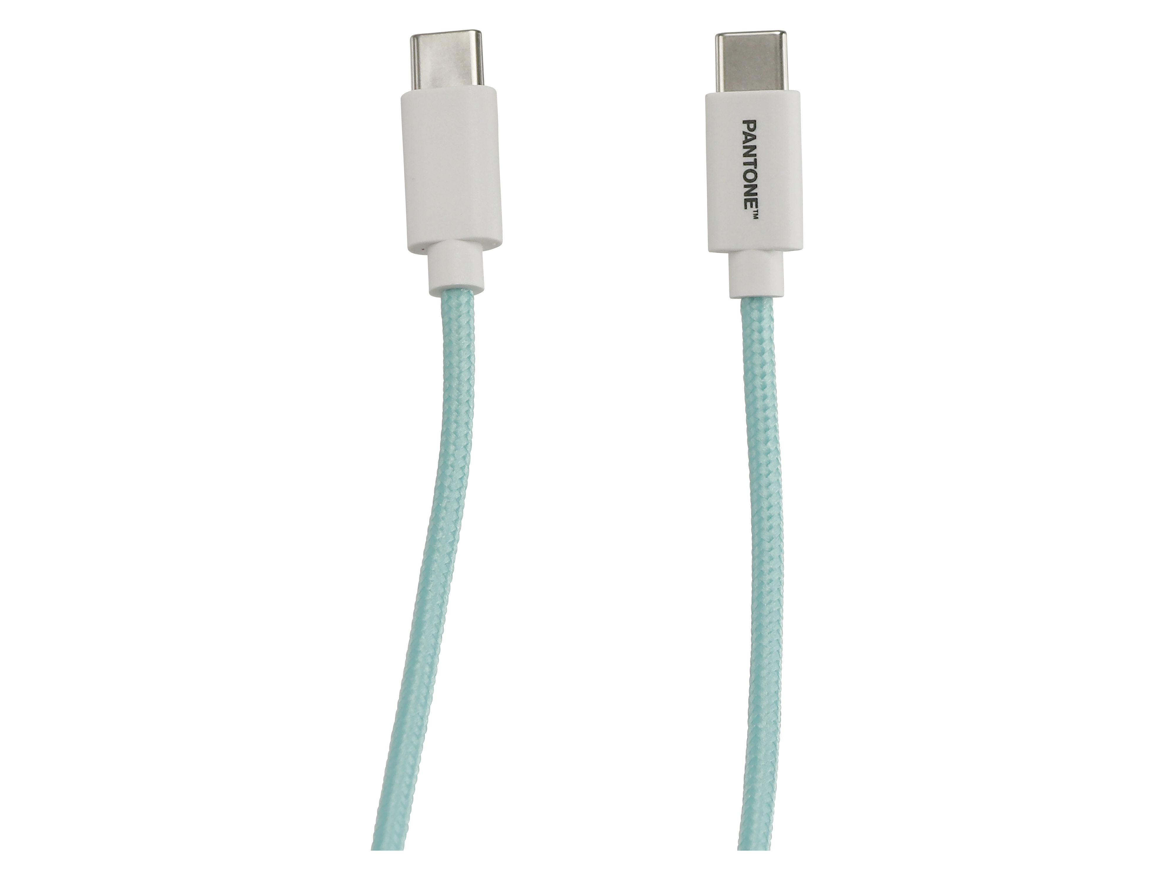 Pantone, USB-Ladekabel, USB-C-USB-C, 1,5 m, Cyan Pantone, USB-Ladekabel, USB-C-USB-C, 1,5 m, Cyan