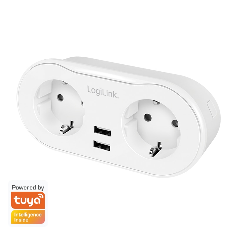 LOGILINK Funksteckdose SH0102, 2-fach, 2x USB, Smart LOGILINK Funksteckdose SH0102, 2-fach, 2x USB, Smart