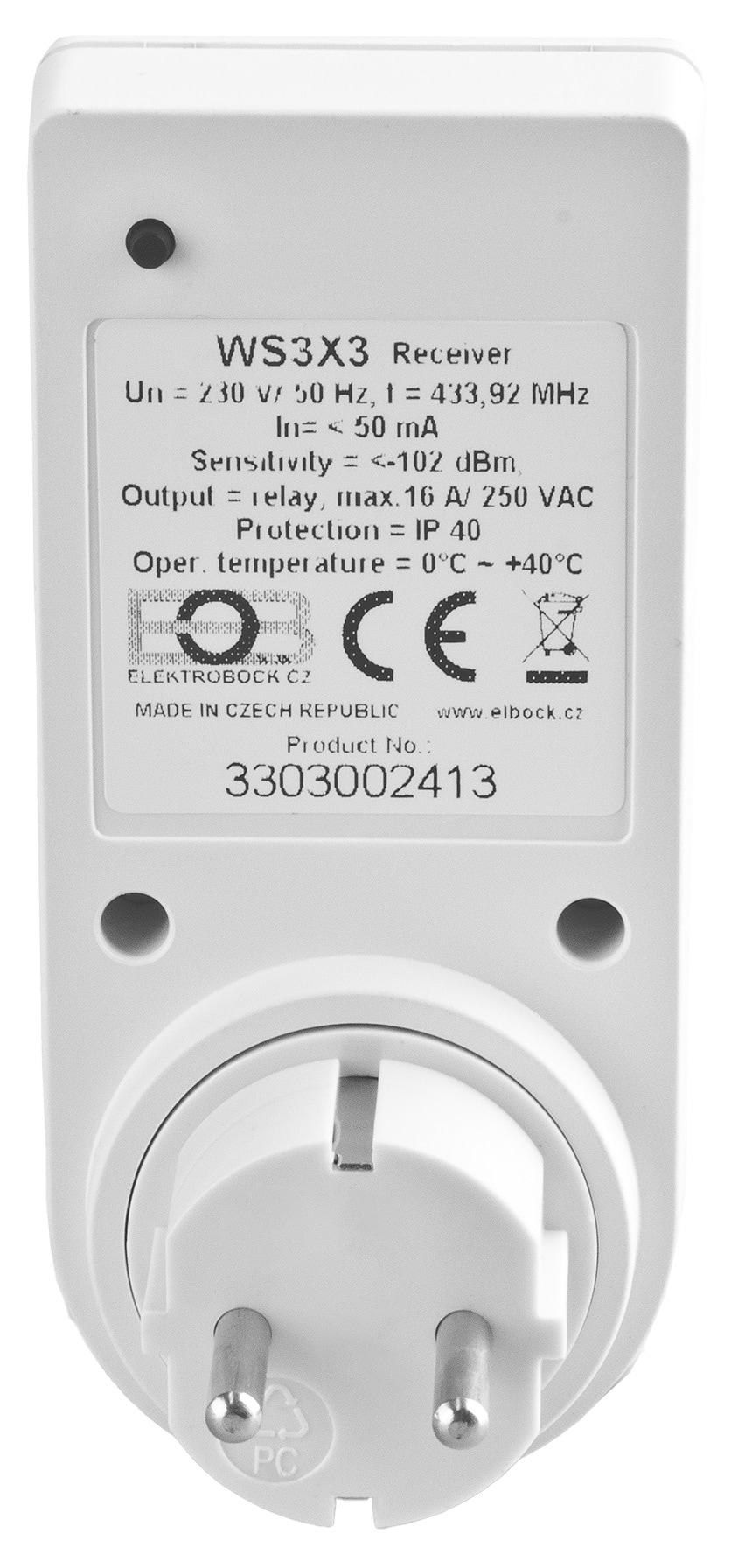 EOB Funksteckdose WS303, für Funkschaltersystem WS3xx EOB Funksteckdose WS303, für Funkschaltersystem WS3xx
