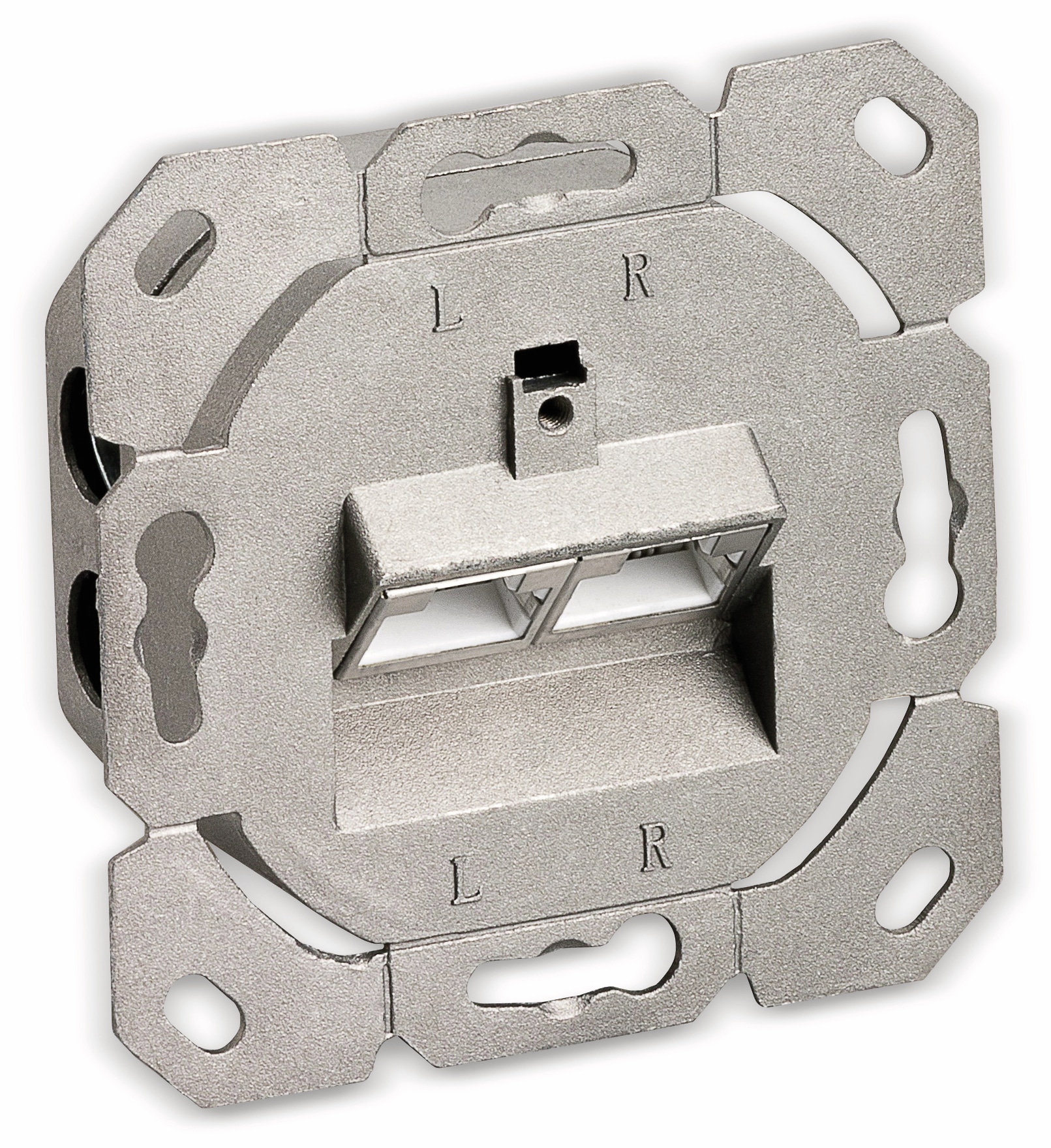 GOOBAY CAT.6a Datendose 2-fach, UP, weiß GOOBAY CAT.6a Datendose 2-fach, UP, weiß