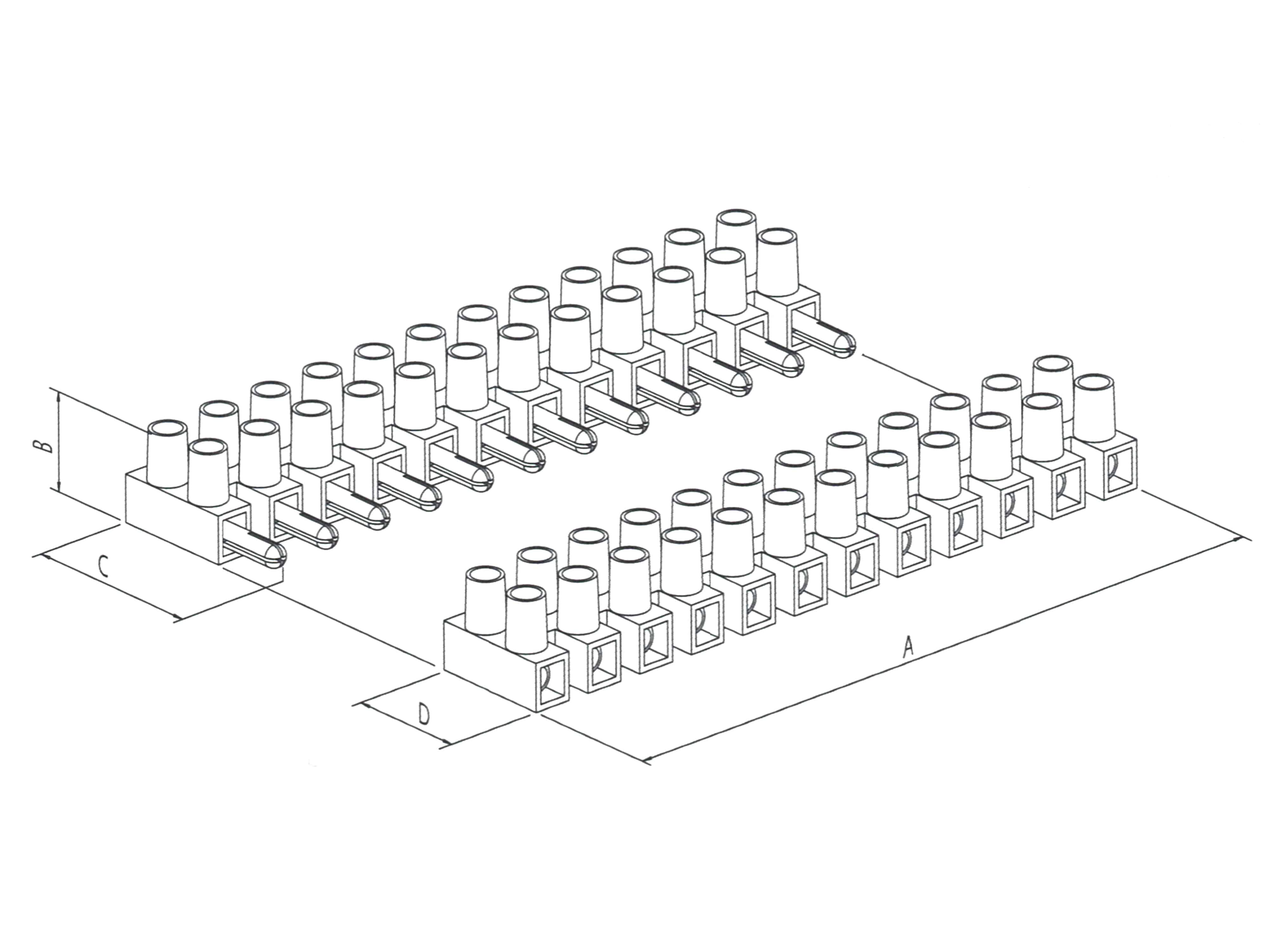 DONAU ELEKTRONIK Lüsterklemme, 4mm², steckbar, H143 DONAU ELEKTRONIK Lüsterklemme, 4mm², steckbar, H143