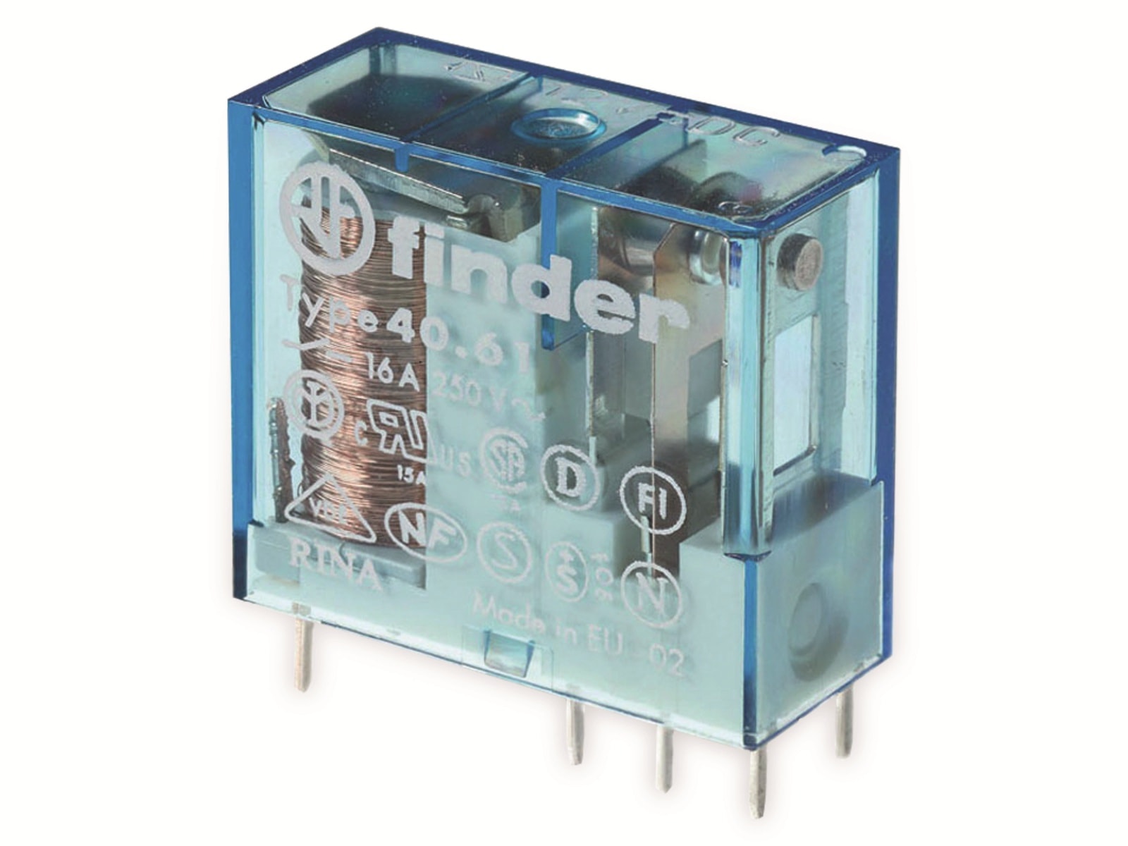 FINDER Steck-/Printrelais 40.61.7.024.4000 FINDER Steck-/Printrelais 40.61.7.024.4000