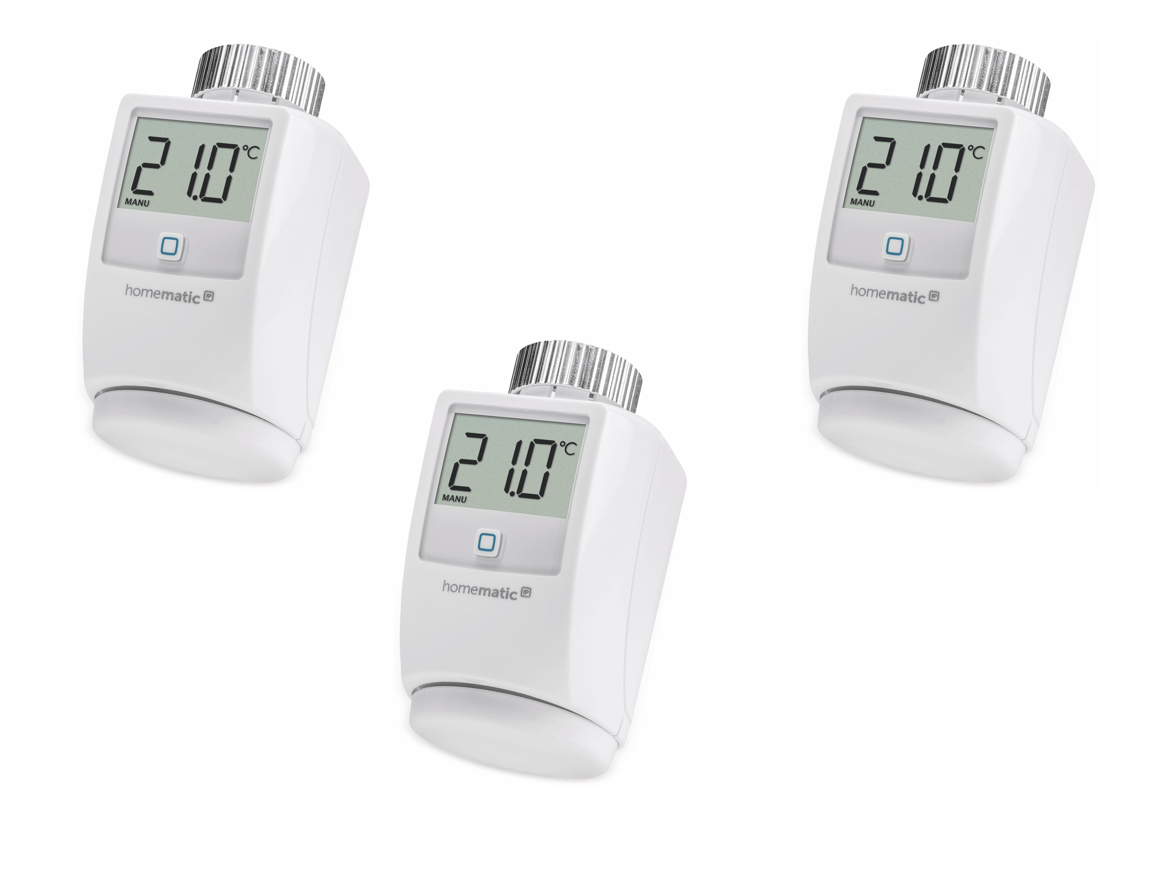 HOMEMATIC IP Smart Home 140280 Heizkörper-Thermostat, 3 Stück HOMEMATIC IP Smart Home 140280 Heizkörper-Thermostat, 3 Stück