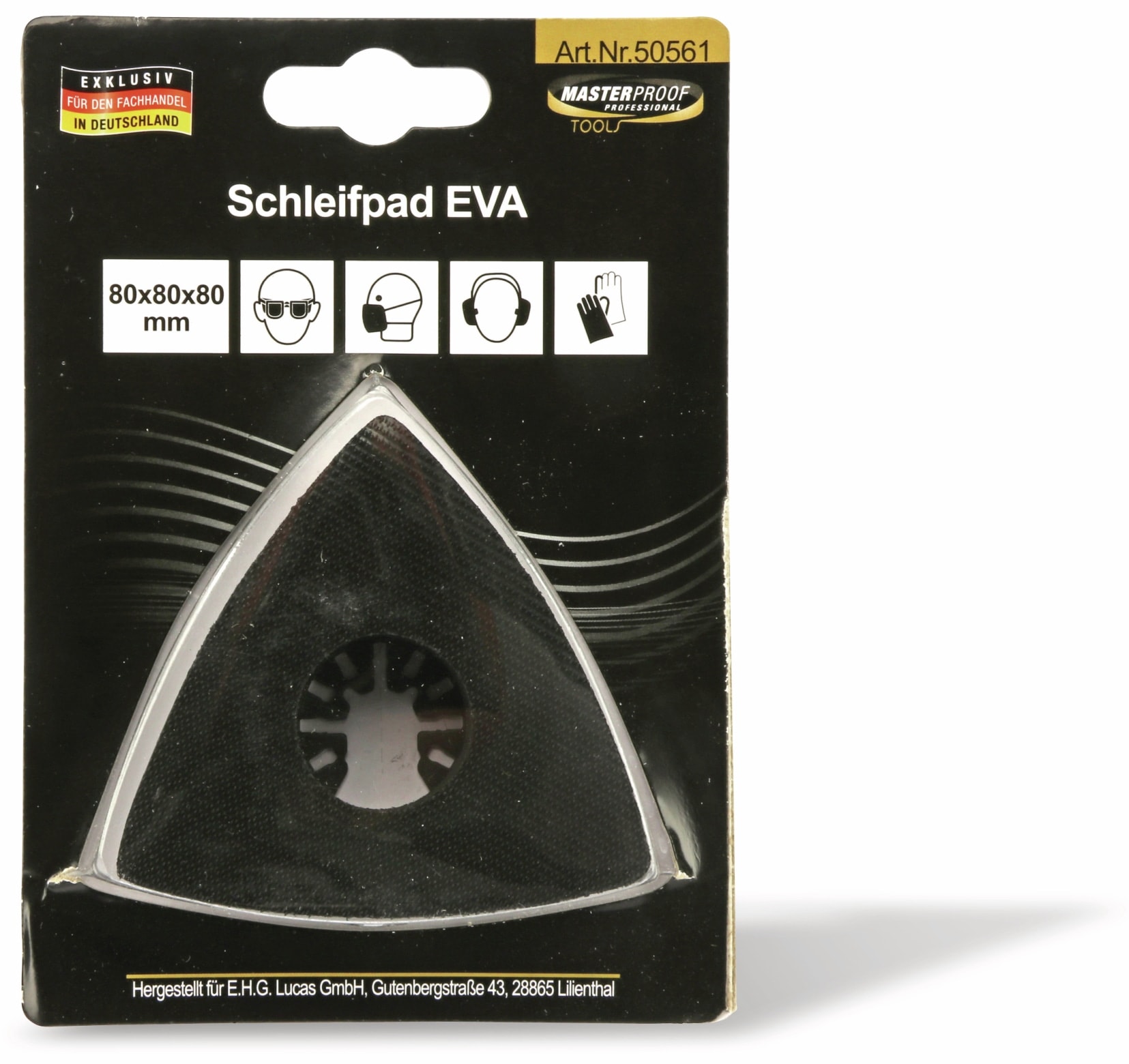 Schleifpad EVA, für Multifunktionswerkzeuge, 80mm Schleifpad EVA, für Multifunktionswerkzeuge, 80mm