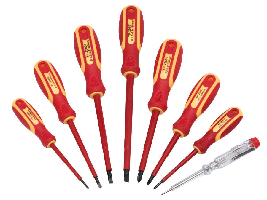VDE Schraubendreher-Set, 8-teilig VDE Schraubendreher-Set, 8-teilig