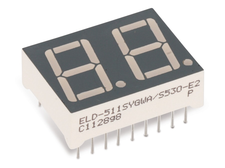 EVERLIGHT LED-Anzeige ELD-511SYGWA/S530-E2