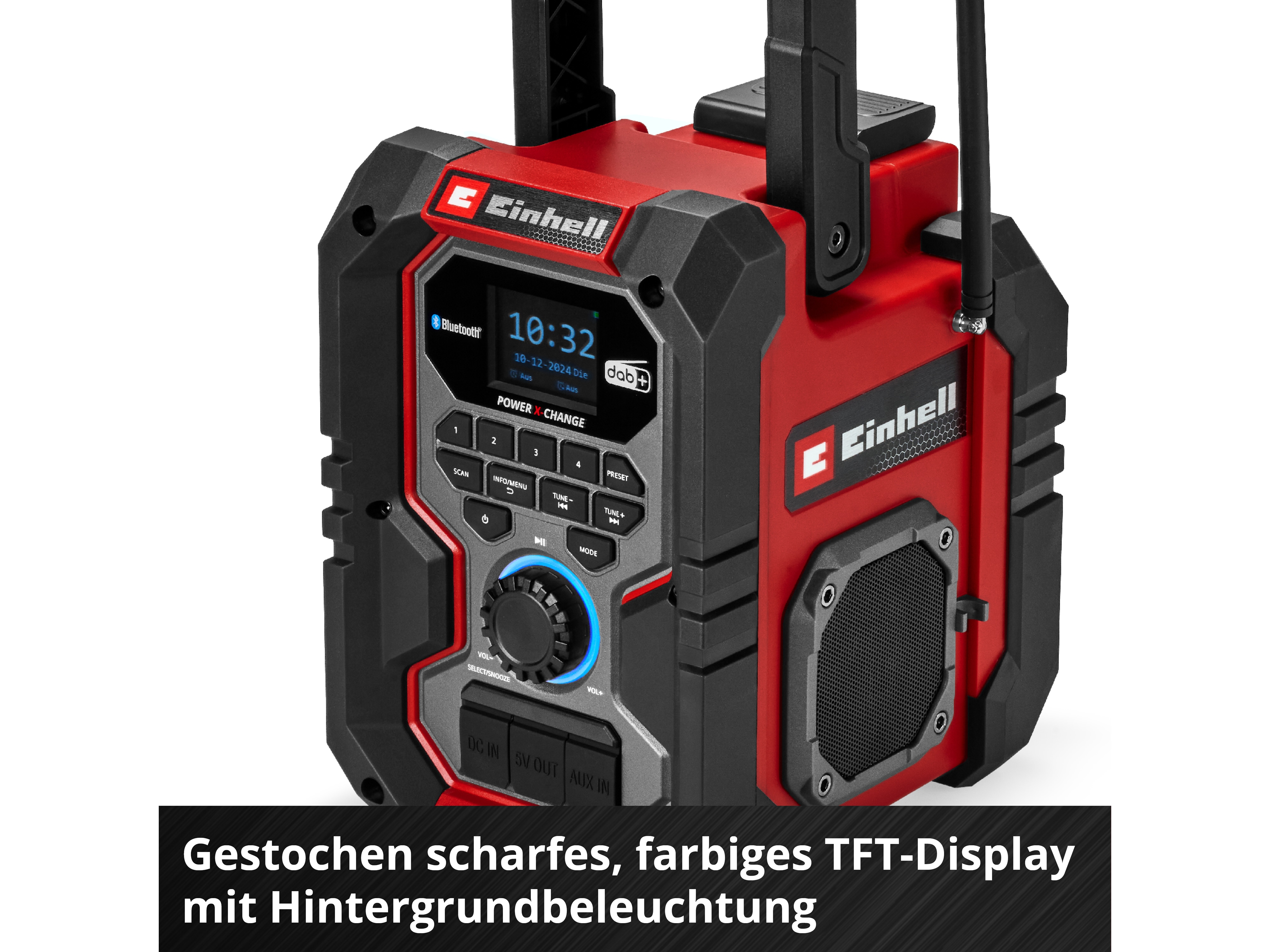 EINHELL Akku-Radio TE-CR 18 Li DAB+/FM/BT, Solo EINHELL Akku-Radio TE-CR 18 Li DAB+/FM/BT, 3407995, Solo