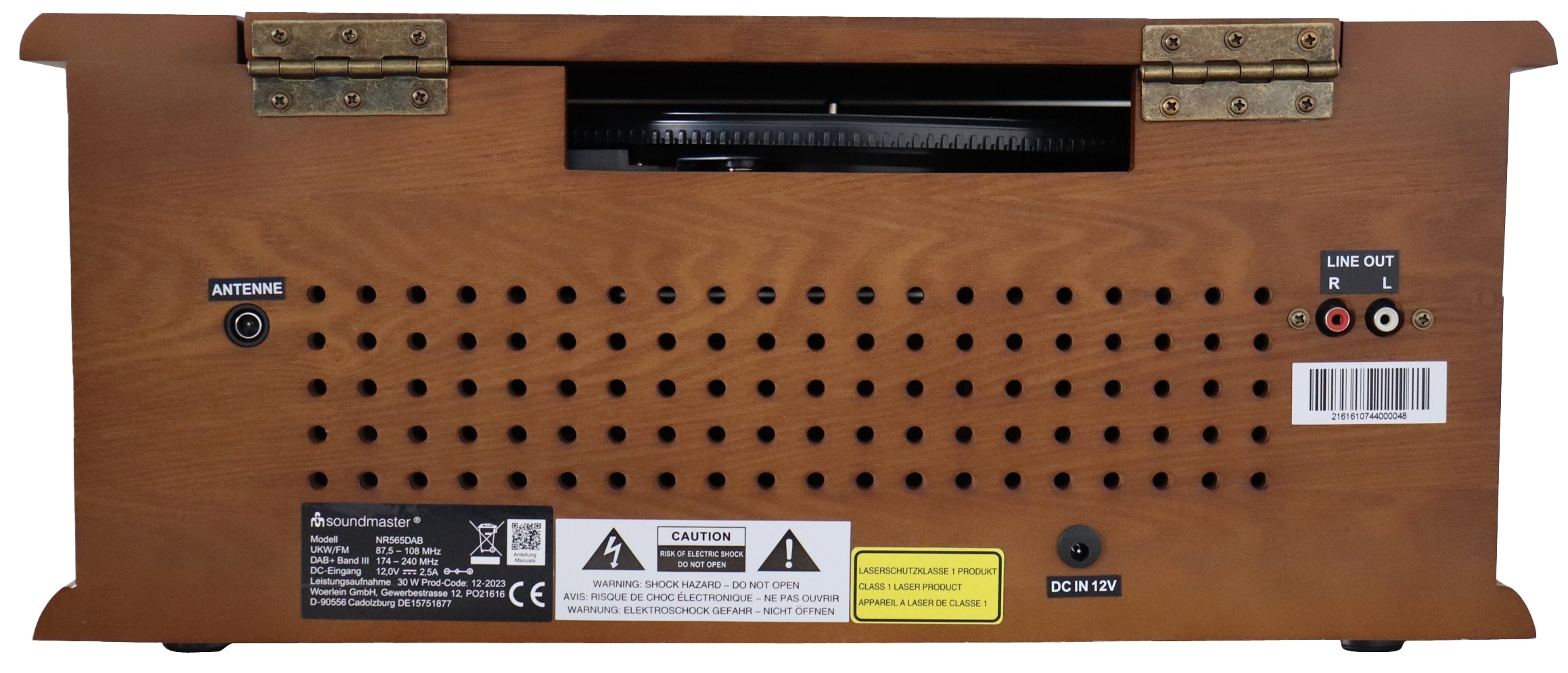 SOUNDMASTER CLASSIC LINE Stereoanlage NR565DAB, Nostalgie SOUNDMASTER Nostalgie Stereoanlage NR565DAB