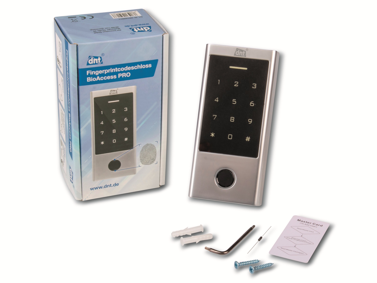 DNT BioAccess PRO Fingerprintsensor Codeschloss DNT BioAccess PRO Fingerprintsensor Codeschloss