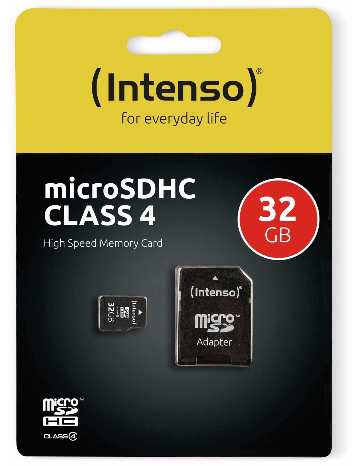INTENSO MicroSDHC Card, 32 GB, CLASS 4, INTENSO MicroSDHC Card, 32 GB, CLASS 4,