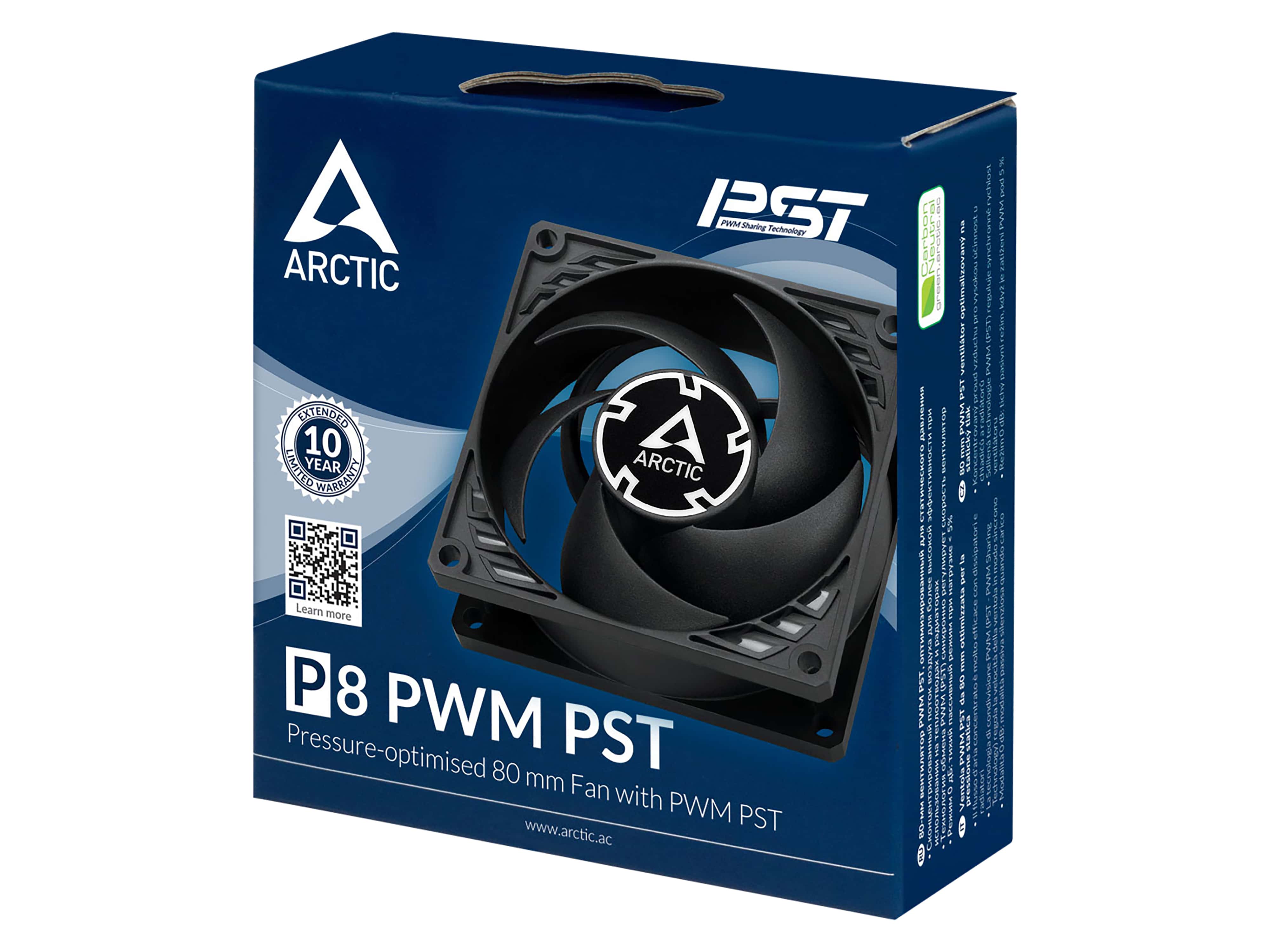 ARCTIC Lüfter P8 PWM PST 80mm ARCTIC Lüfter P8 PWM PST 80mm