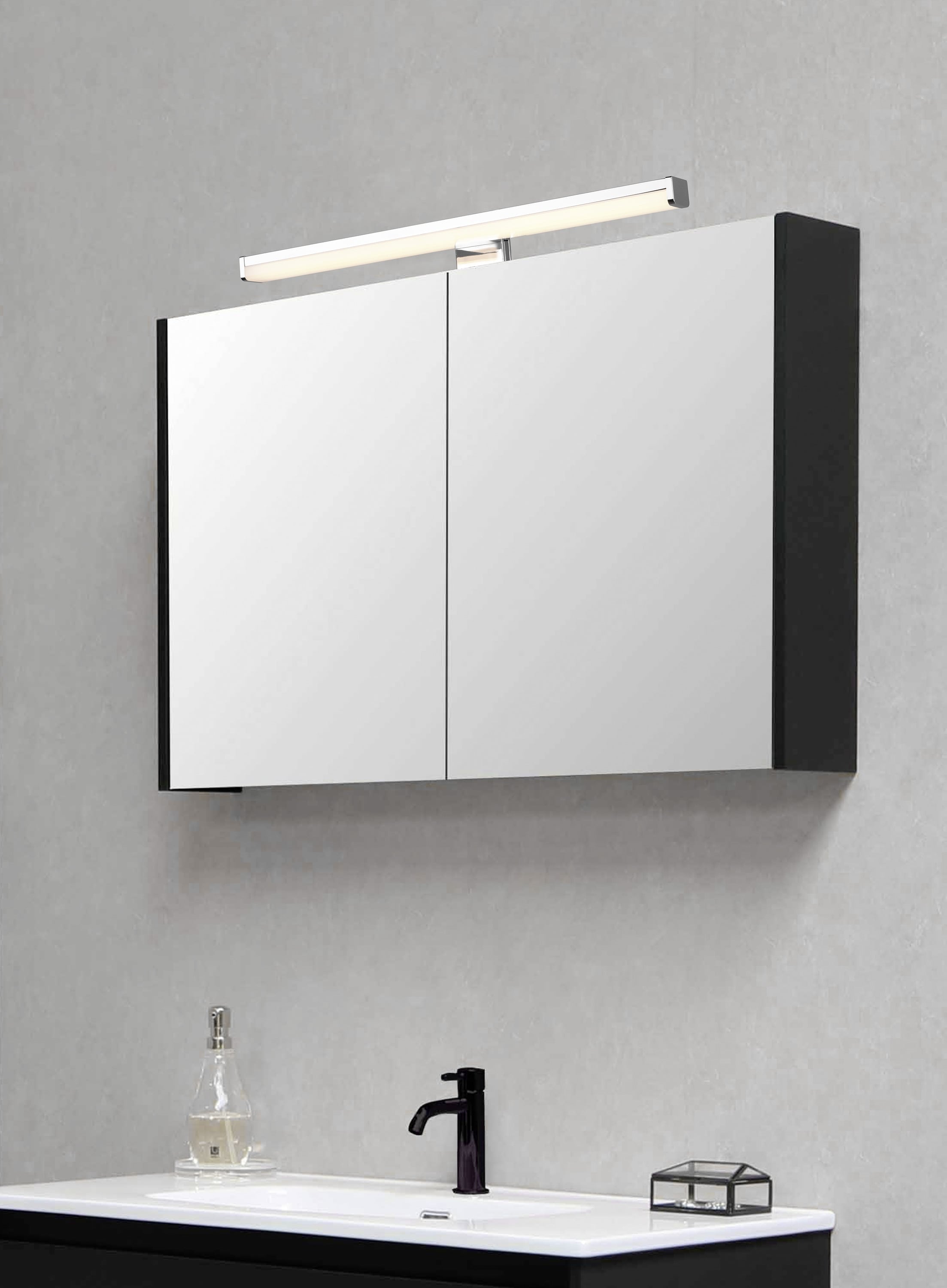 TRIO LED-Wandleuchte Lino 284114006, chromfarbig, 7,4W, 900 lm, 3000 K TRIO LED-Wandleuchte Lino 284114006, chromfarbig, 7,4W, 900 lm, 3000 K