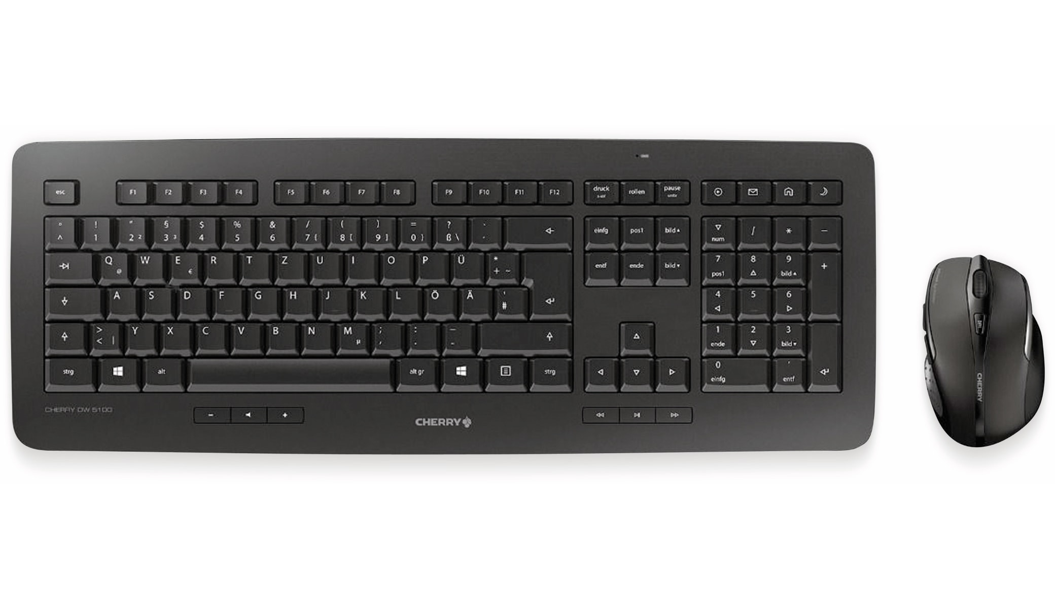 CHERRY Tastatur- und Mausset DW 5100, schwarz CHERRY Tastatur- und Mausset DW 5100, schwarz