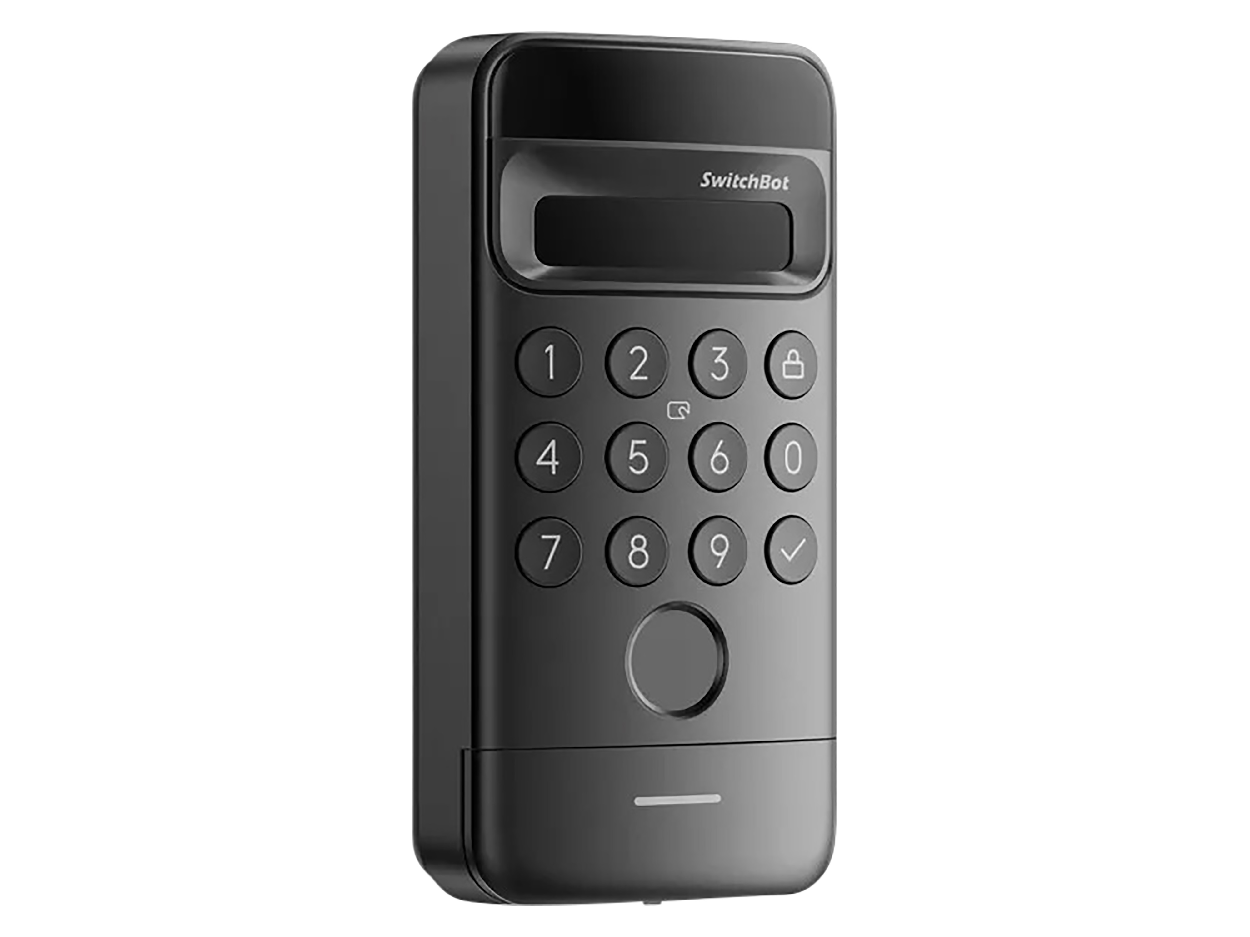 SWITCHBOT Smartes Codeschloss, Keypad Vision für Lock, schwarz