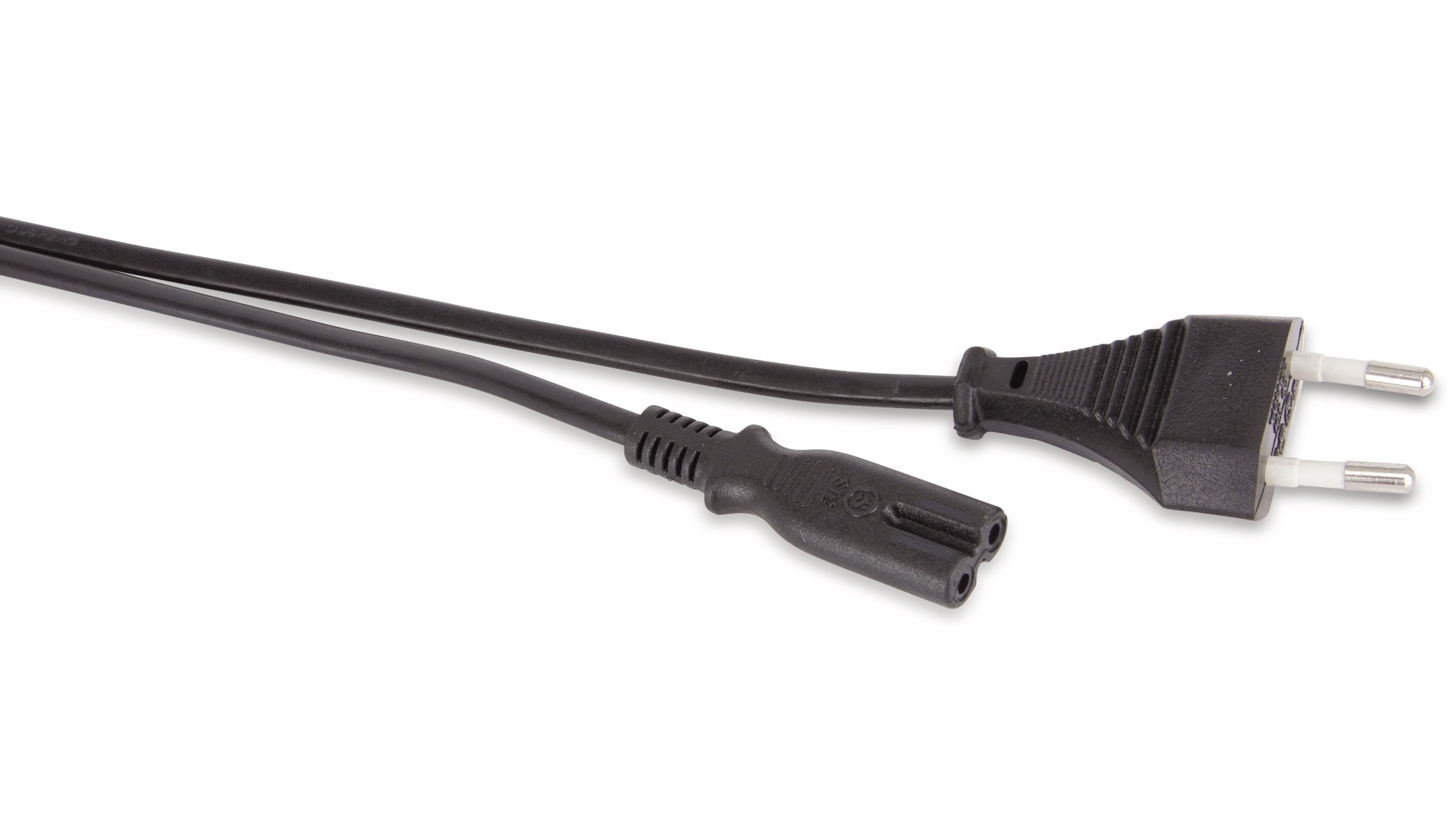 GOOBAY Euro-Netzkabel, 3 m