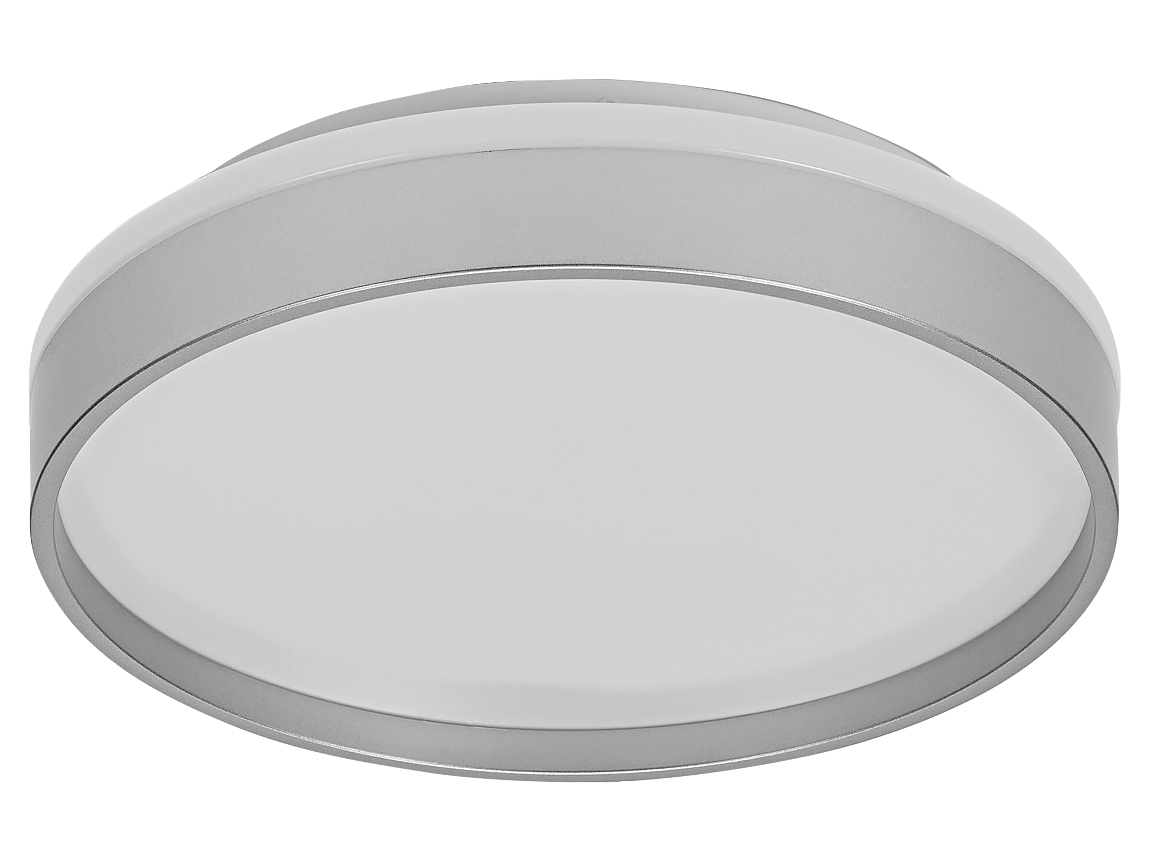 OSRAM LED-Deckenleuchte, 16W, 3000K, 1000lm, warmweiß, IP20, silber, Ø30cm OSRAM LED-Deckenleuchte, 16W, 3000K, 1000lm, warmweiß, IP20, silber, Ø30cm