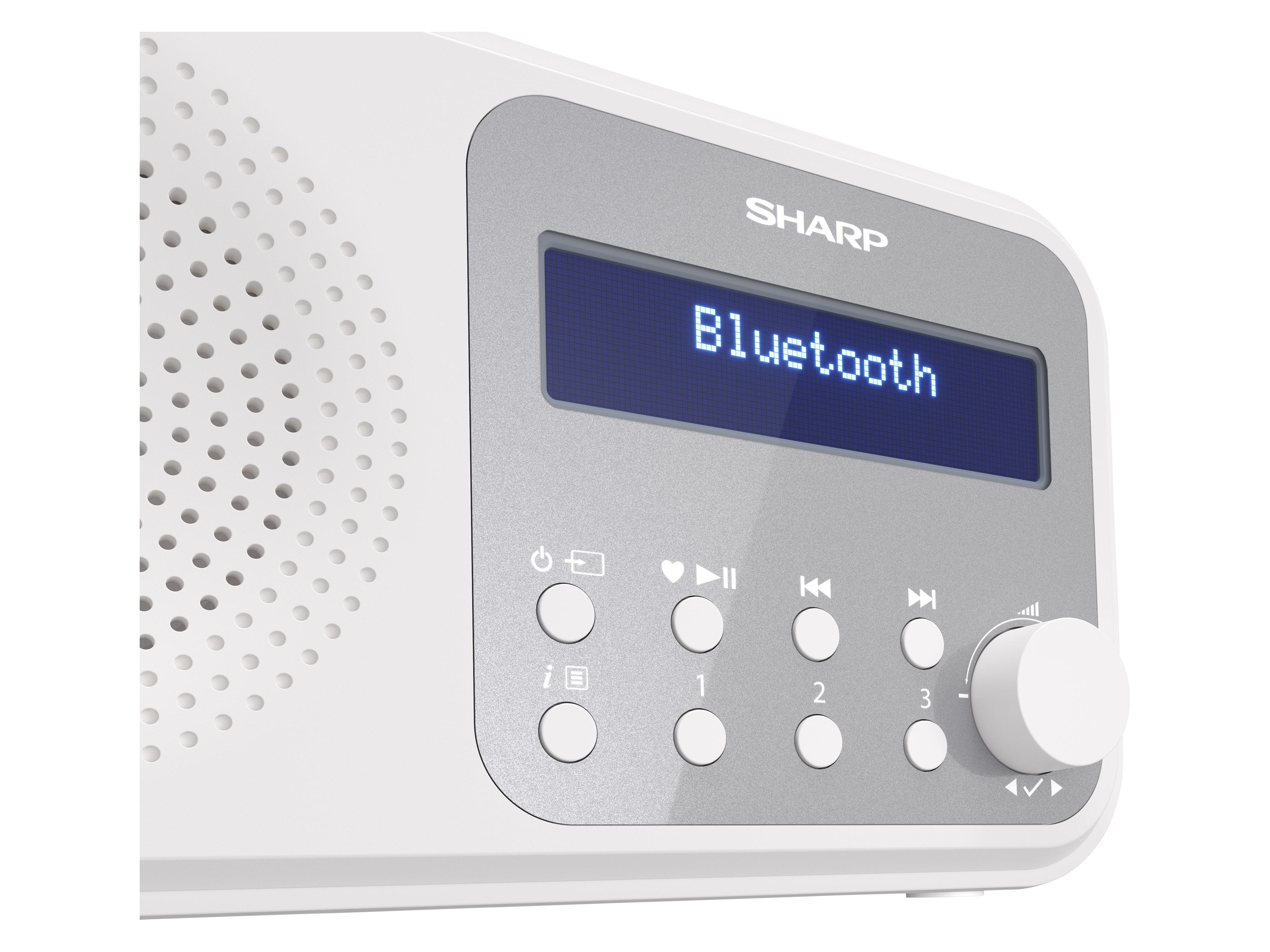 SHARP DAB+/FM Radio DR-P420, USB, Bluetooth, weiß SHARP DAB+/FM Radio DR-P420, USB, Bluetooth, weiß