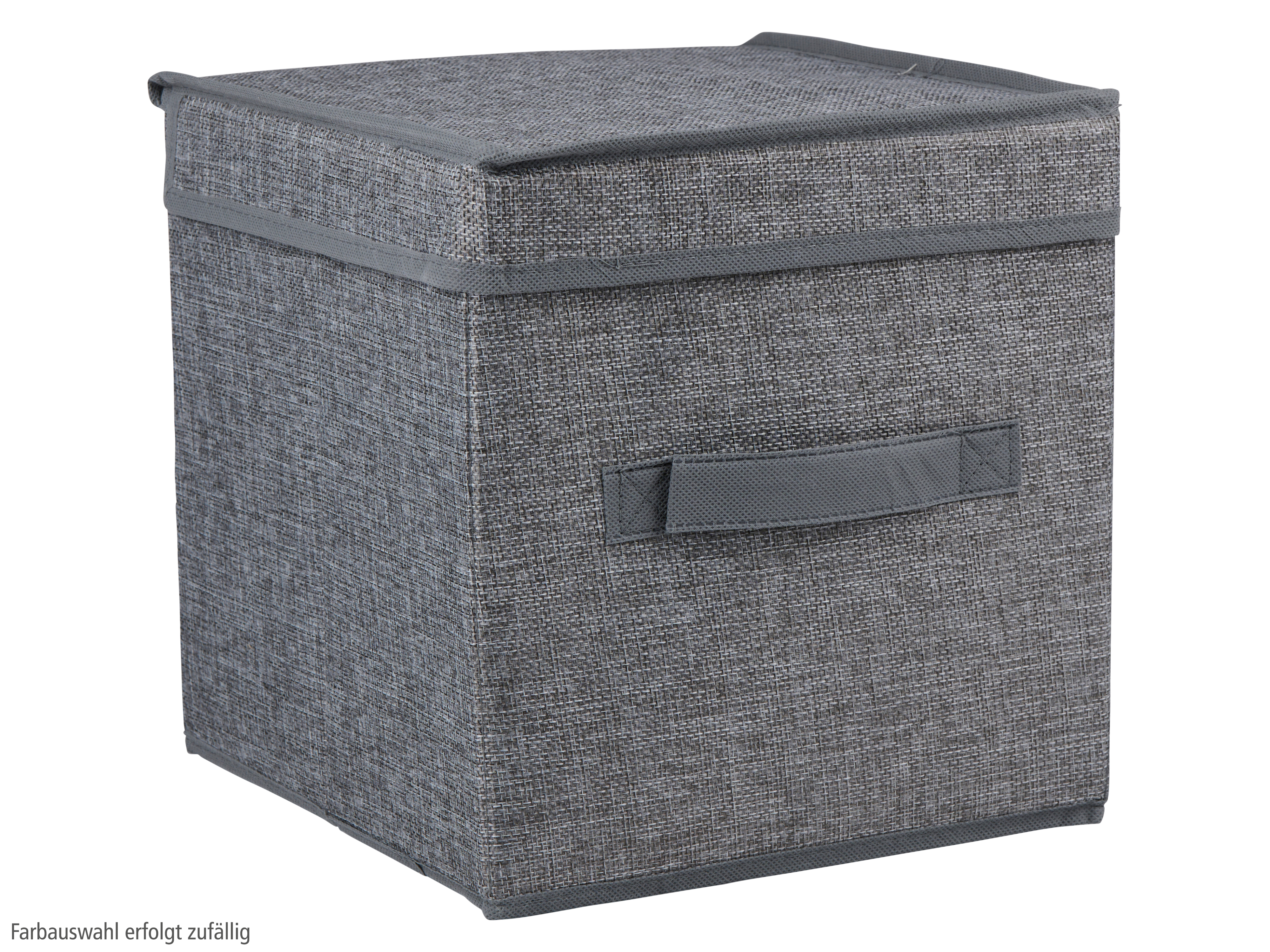 ALPINA Filz-Aufbewahrungsbox, klappbar, 25x25x25 cm, 2 verschiedene Farben