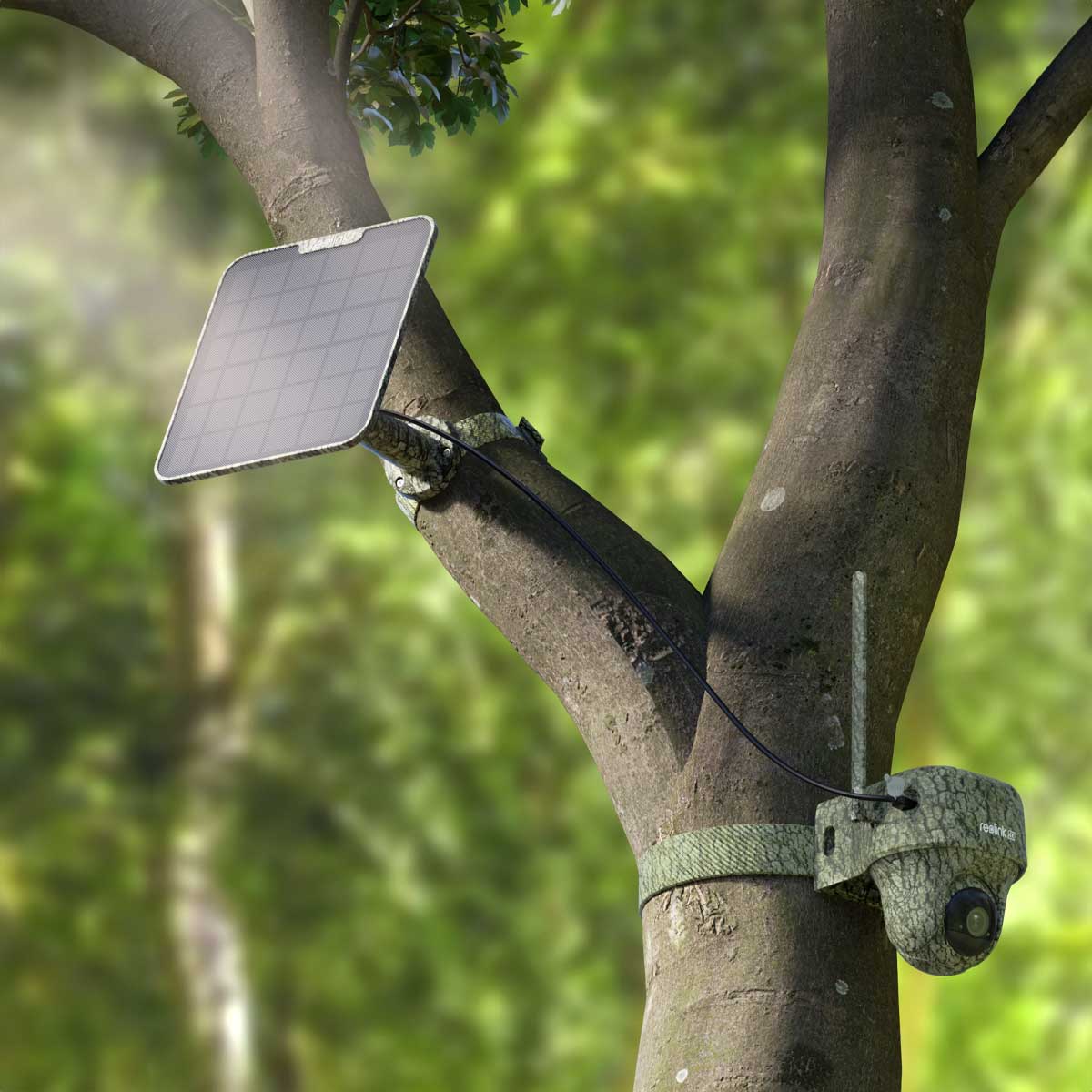 REOLINK Überwachungskamera Series G450, mit Solarpanel 2, außen, weiß