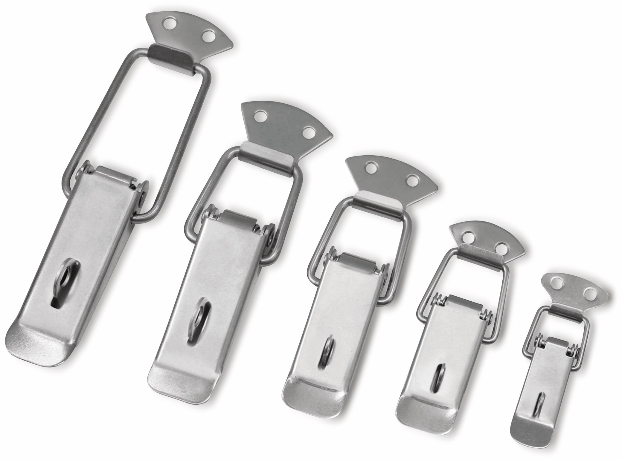 Spannverschluss, abschließbar, 55 mm, Edelstahl Spannverschluss, abschließbar, 55 mm, Edelstahl