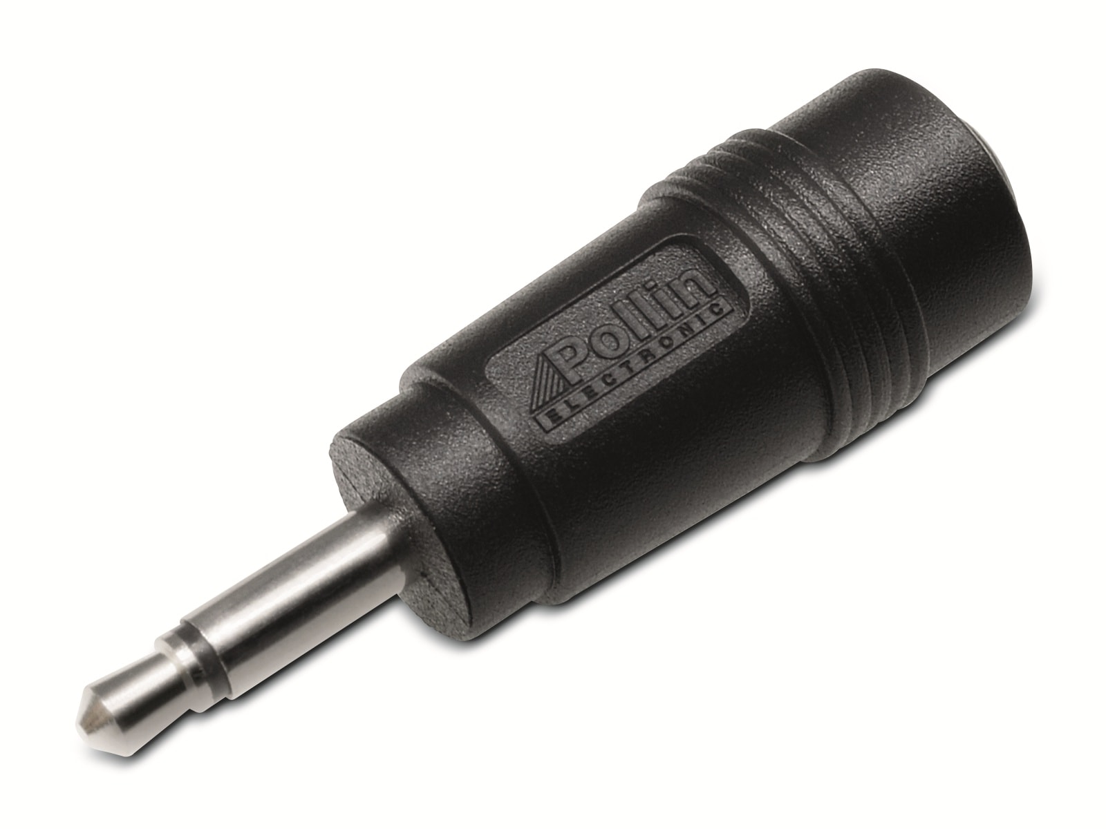 Hohlsteckeradapter, 5,5/2,1 Hohlkupplung auf 3,5 mm Klinkenstecker Hohlsteckeradapter, 5,5/2,1 Hohlkupplung auf 3,5 mm Klinkenstecker