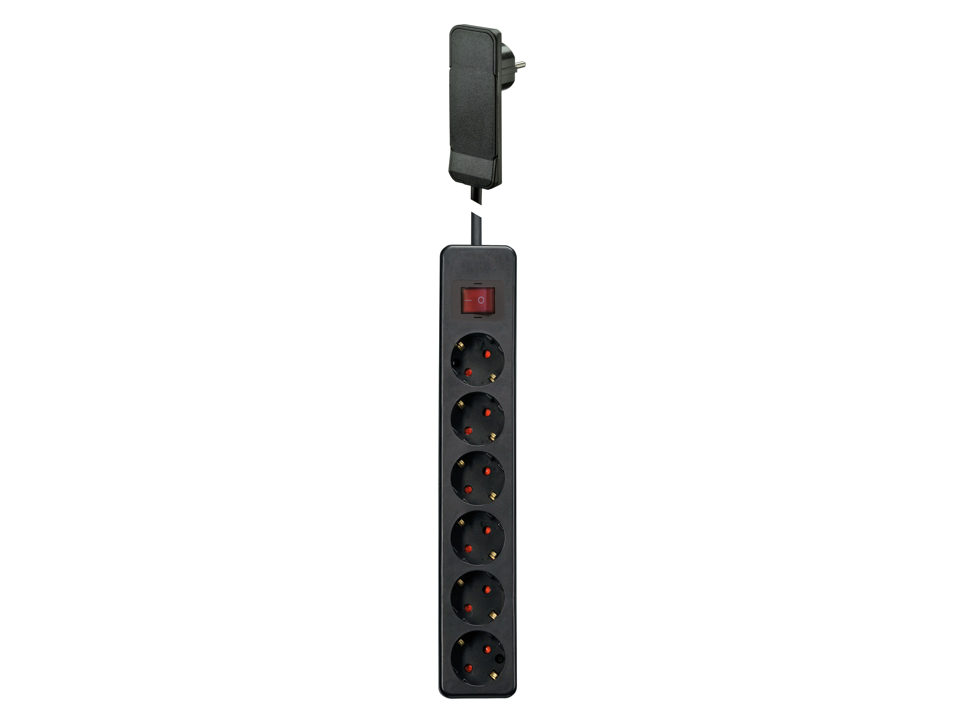 GEBRO Steckdosenleiste 105670, 6-fach, mit Flachstecker FlatPlug u. Schalter, schwarz GEBRO Steckdosenleiste 105670, 6-fach, mit Flachstecker FlatPlug u. Schalter, schwarz