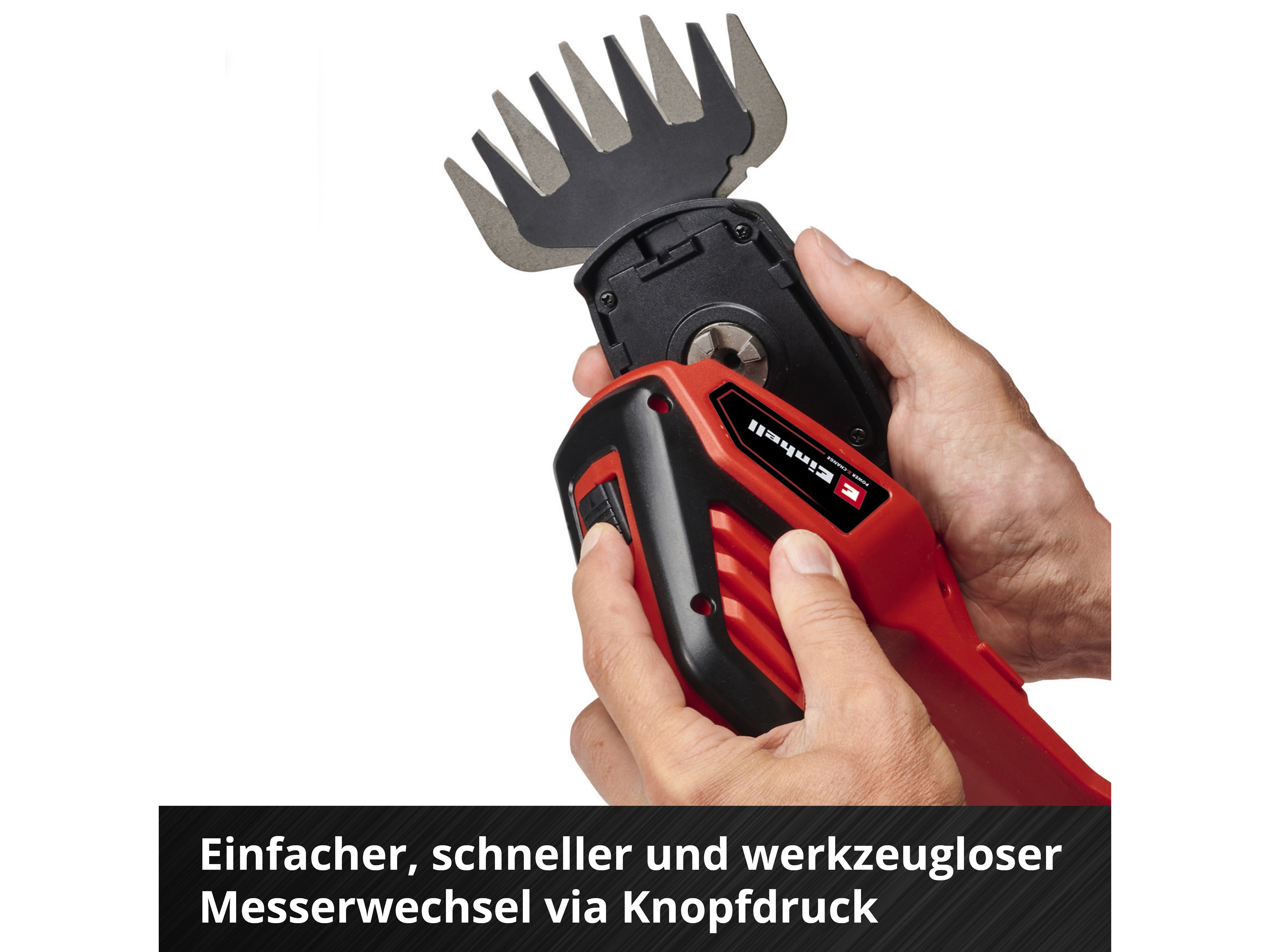 EINHELL Akku-Gras- und Strauchschere GE-CG 18/100 Li T-Solo