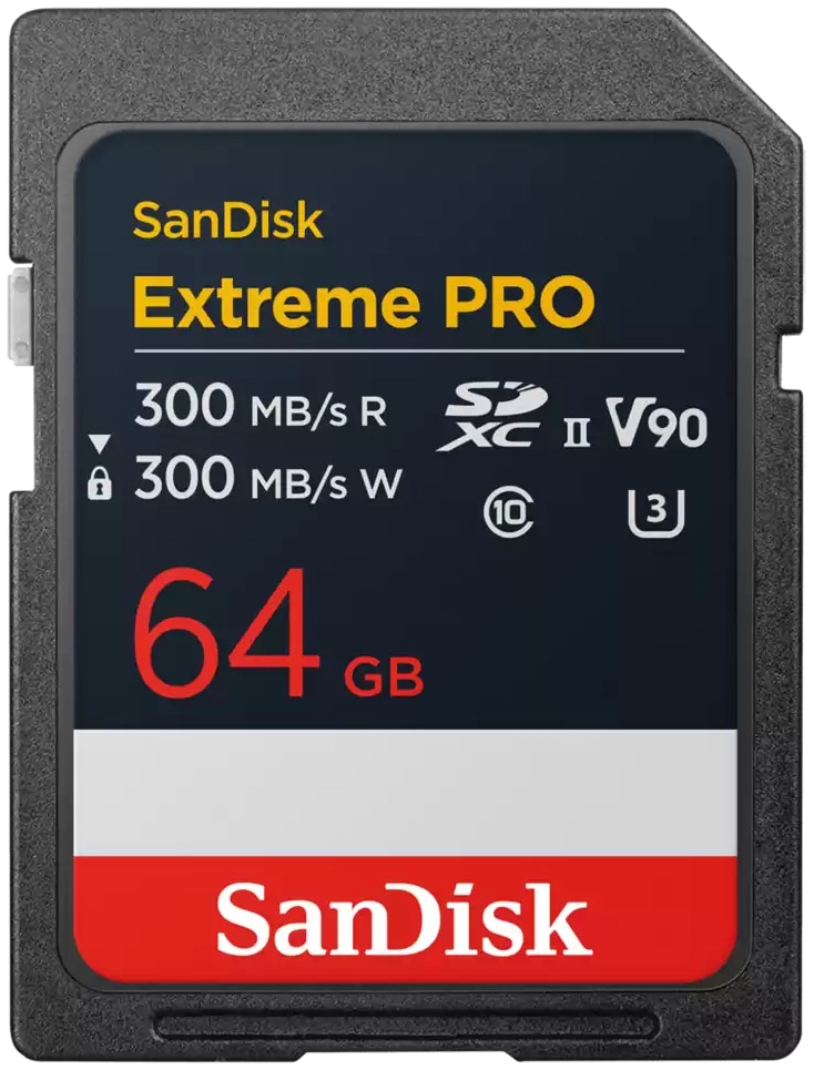 SANDISK SD-Card Extreme Pro UHS-II V90 64GB