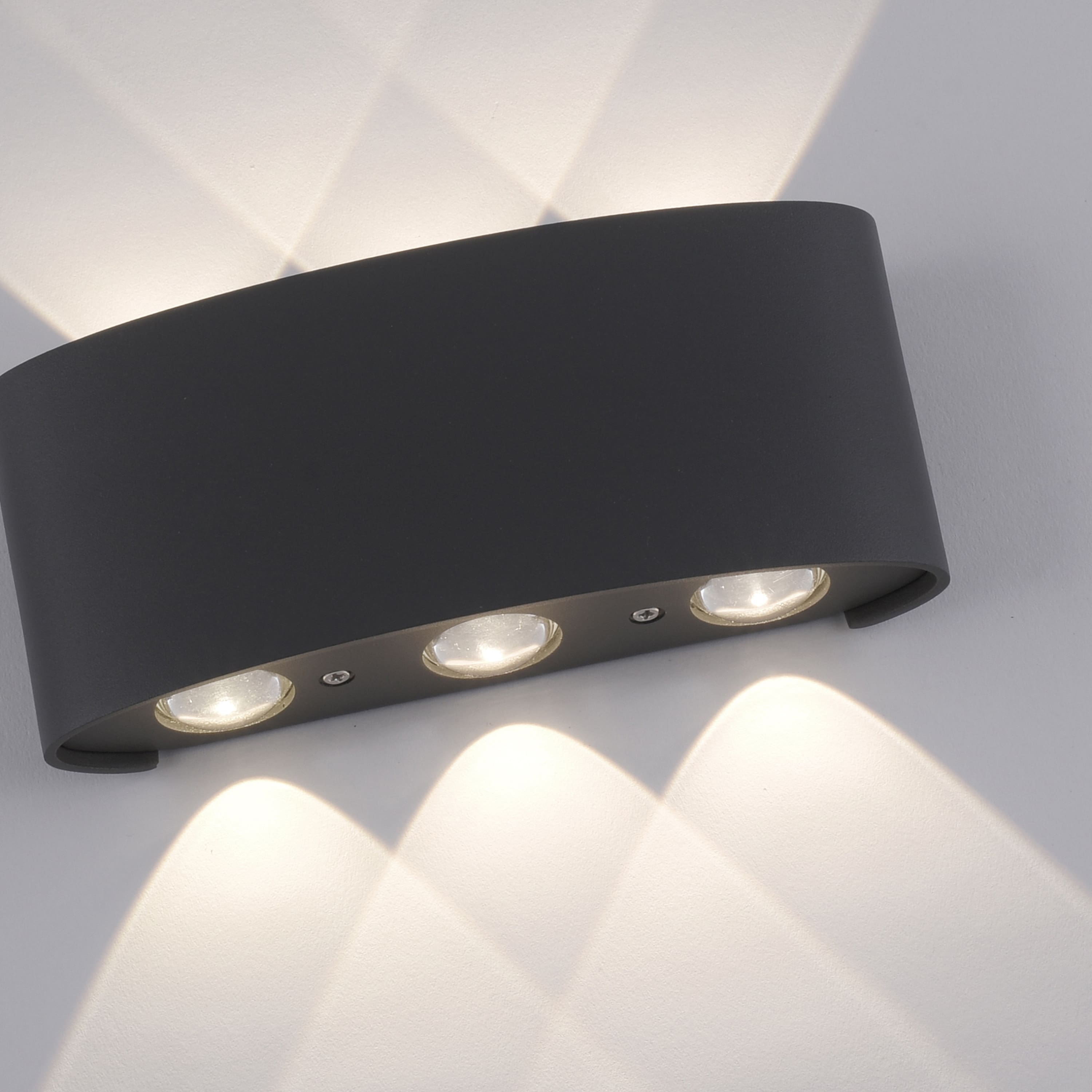 PAUL NEUHAUS LED-Wandleuchte 9488-13 anthrazit, 4,8 W, 720 lm, 3000 K, IP54 PAUL NEUHAUS LED-Wandleuchte 9488-13 anthrazit, 4,8 W, 720 lm, 3000 K, IP54