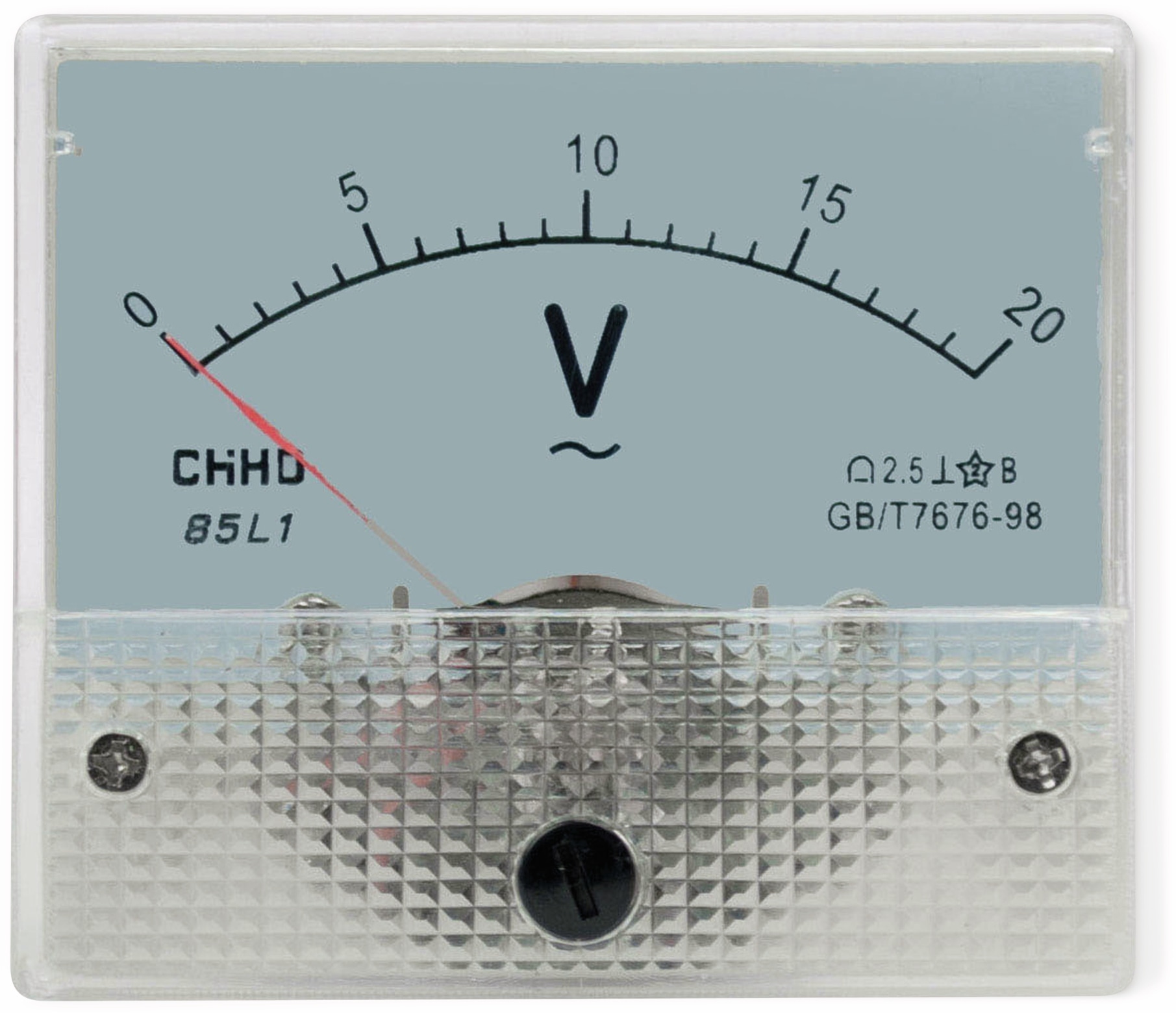 Einbau-Messinstrument, 0...20 V~