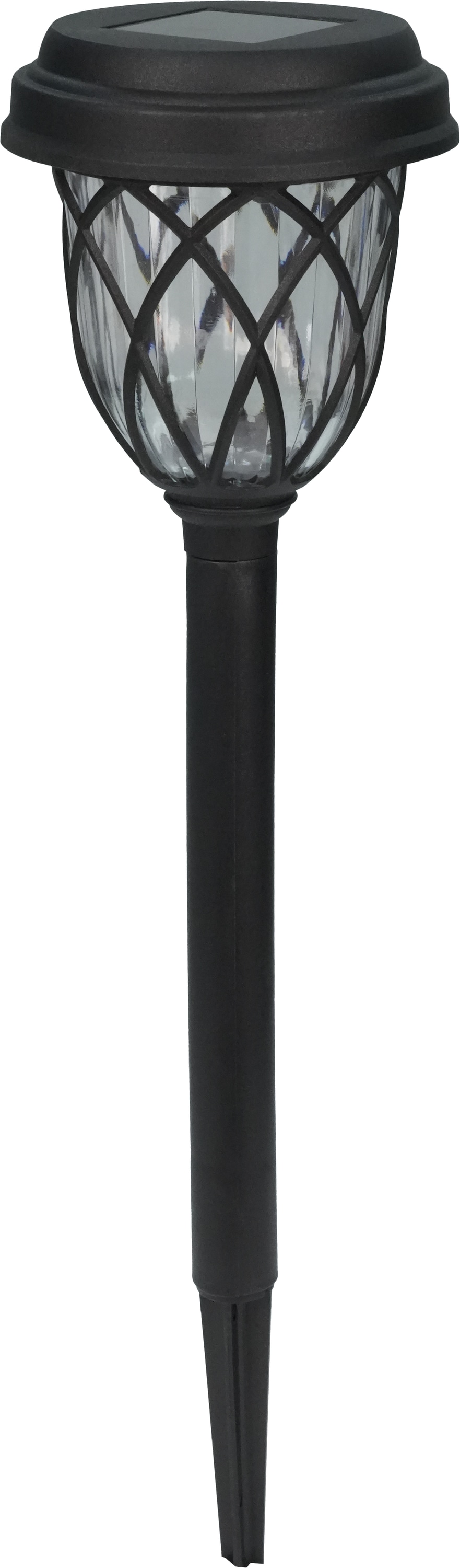 BLULAXA Solar LED-Gartenleuchte 51018, 3000K, IP44, schwarz