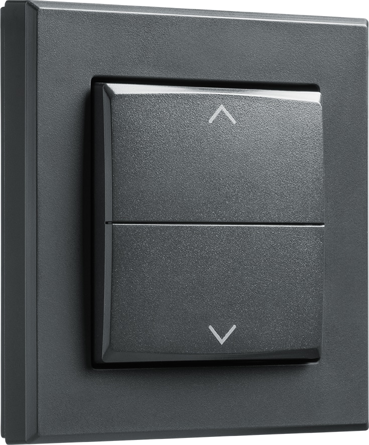 HOMEMATIC IP 156171A0, Tasterwippe, Markenschalter mit Pfeilen, anthrazit HOMEMATIC IP 156171A0, Tasterwippe, Markenschalter mit Pfeilen, anthrazit