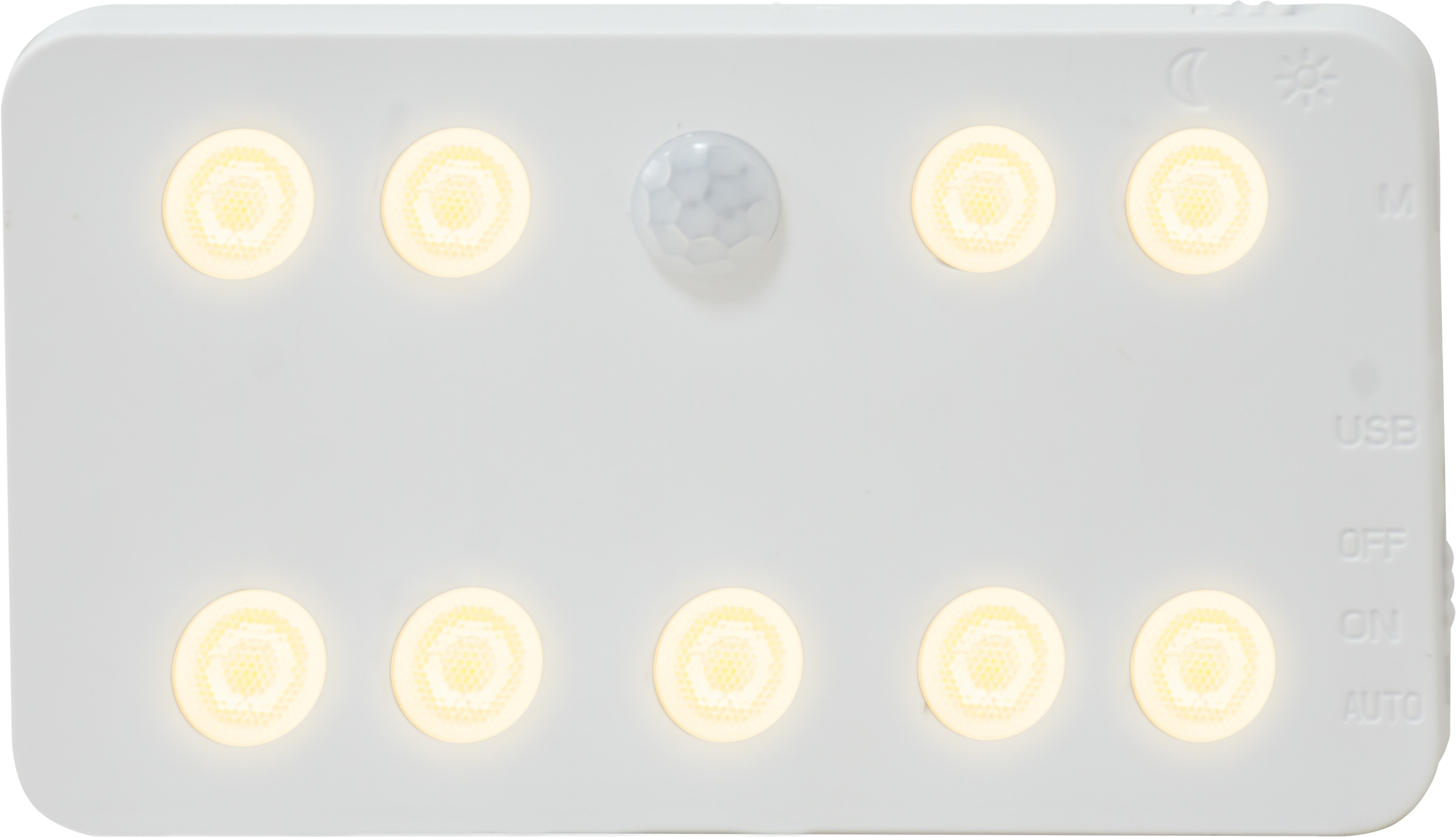 REV LED-Akku-Wandleuchte, Bewegungsmelder, 1,5W, CCT, 110lm, warmweiß, neutralweiß, kaltweiß, IP20, weiß REV LED-Akku-Wandleuchte, Bewegungsmelder, 1,5W, CCT, 110lm, warmweiß, neutralweiß, kaltweiß, IP20, weiß