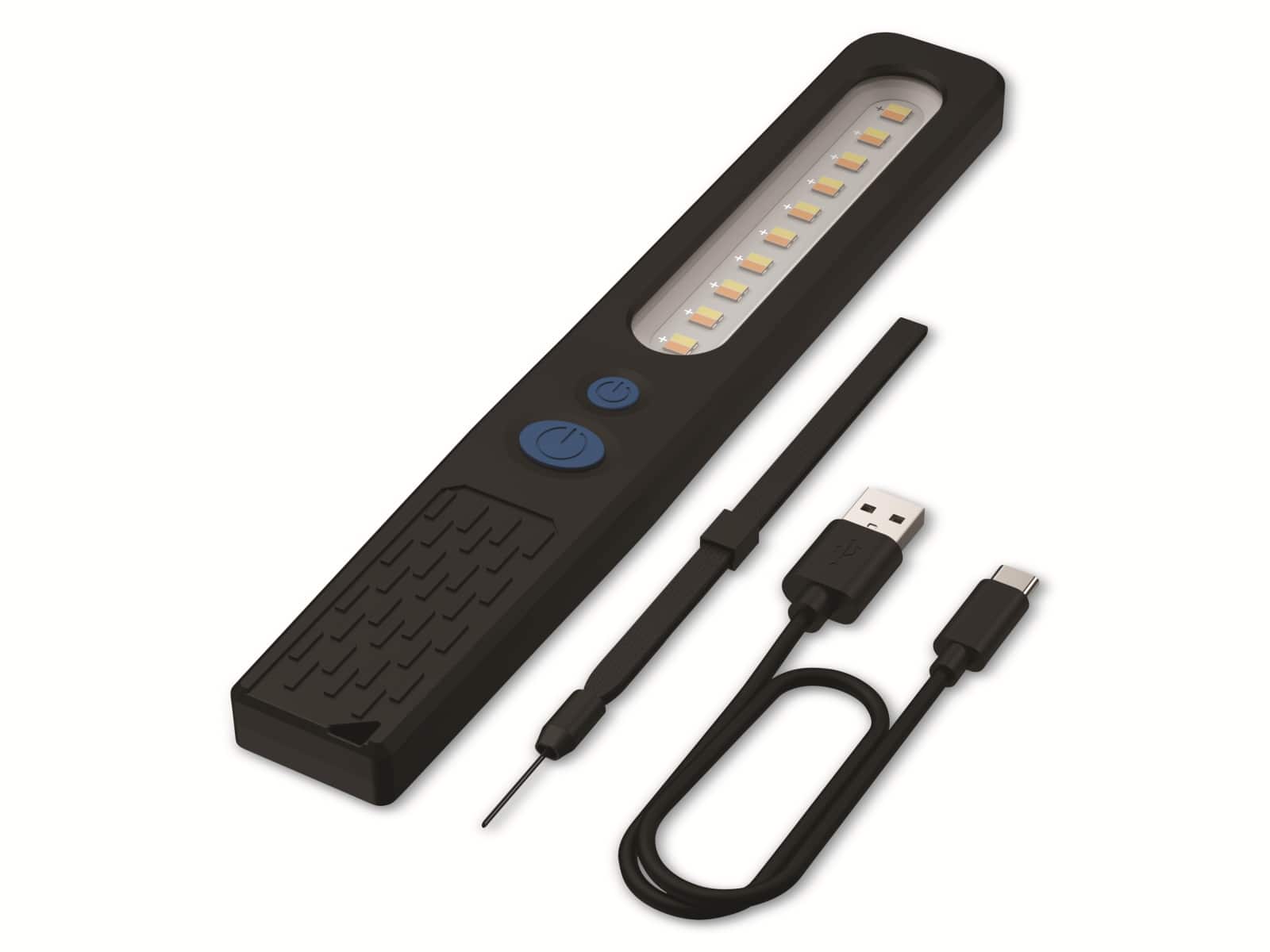ANSMANN LED-Arbeitsleuchte WL390R, ABS, 5W, 385 lm, wiederaufladbar ANSMANN LED-Arbeitsleuchte WL390R, ABS, 5W, 385 lm, wiederaufladbar
