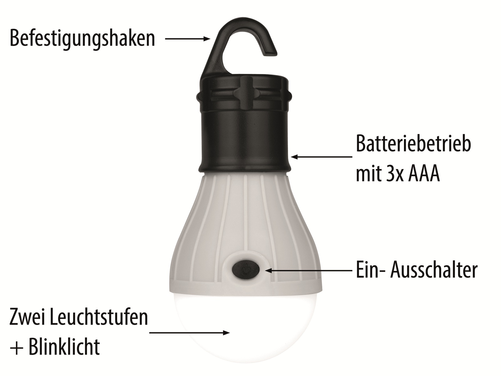 CALIMA CAMPING EQUIPMENT LED-Camping Hängeleuchte 46058 CALIMA CAMPING EQUIPMENT LED-Camping Hängeleuchte 46058