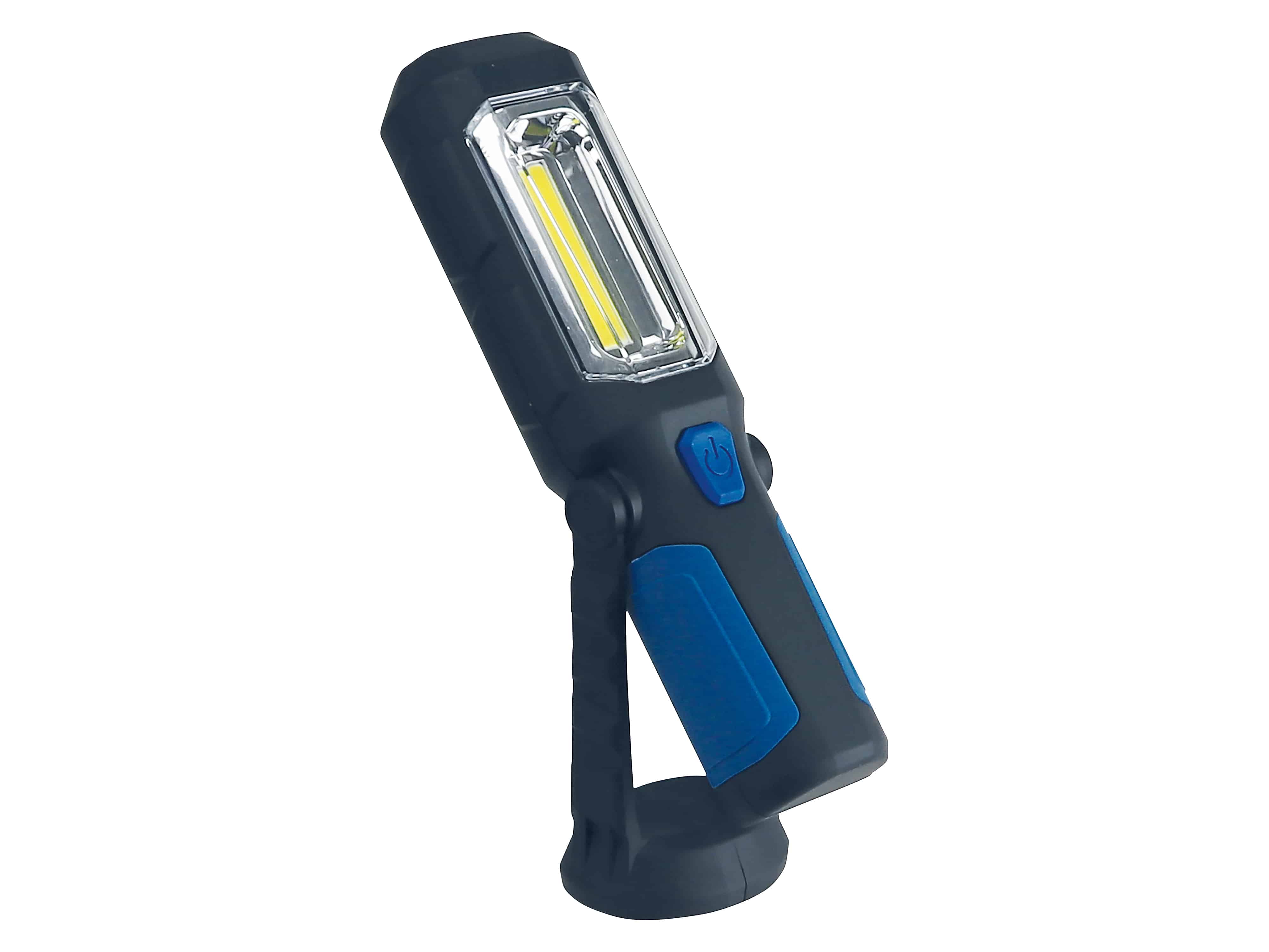 Akku-LED-Arbeitsleuchte, L006D-COB, blau/schwarz, 3,7V, 2000 mA LED-Arbeitsleuchte, L006D-COB, blau/schwarz, 3,7V, 2000 mA