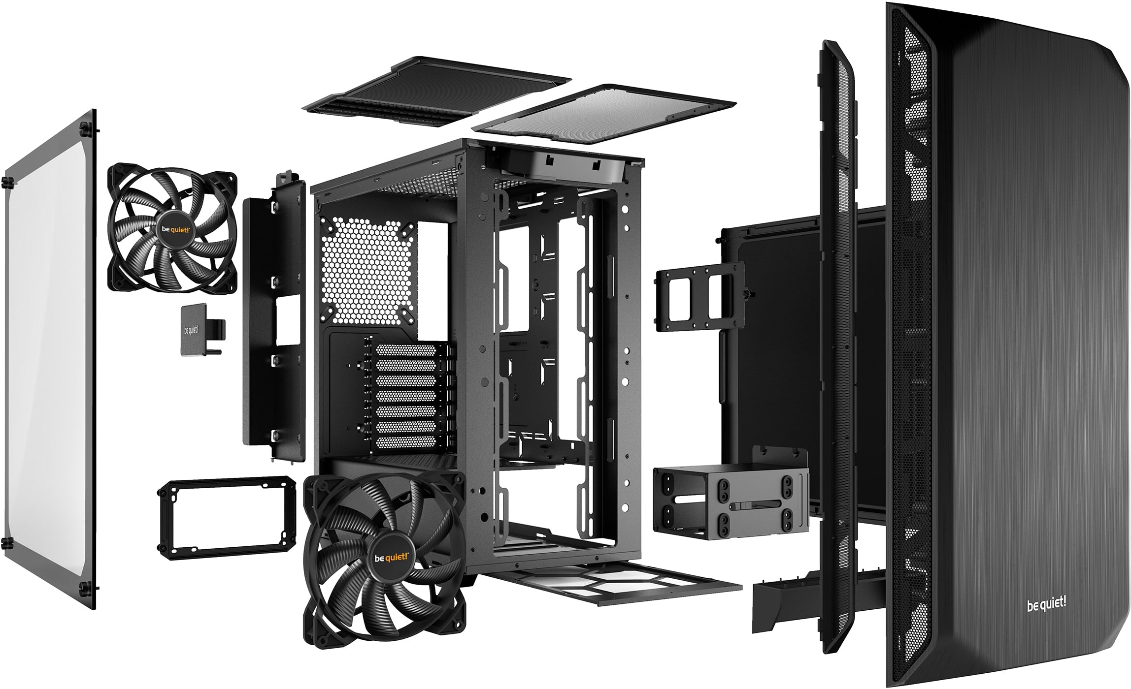 BE QUIET! Midi Tower Pure Base 500 Window Black BE QUIET! Midi Tower Pure Base 500 Window Black