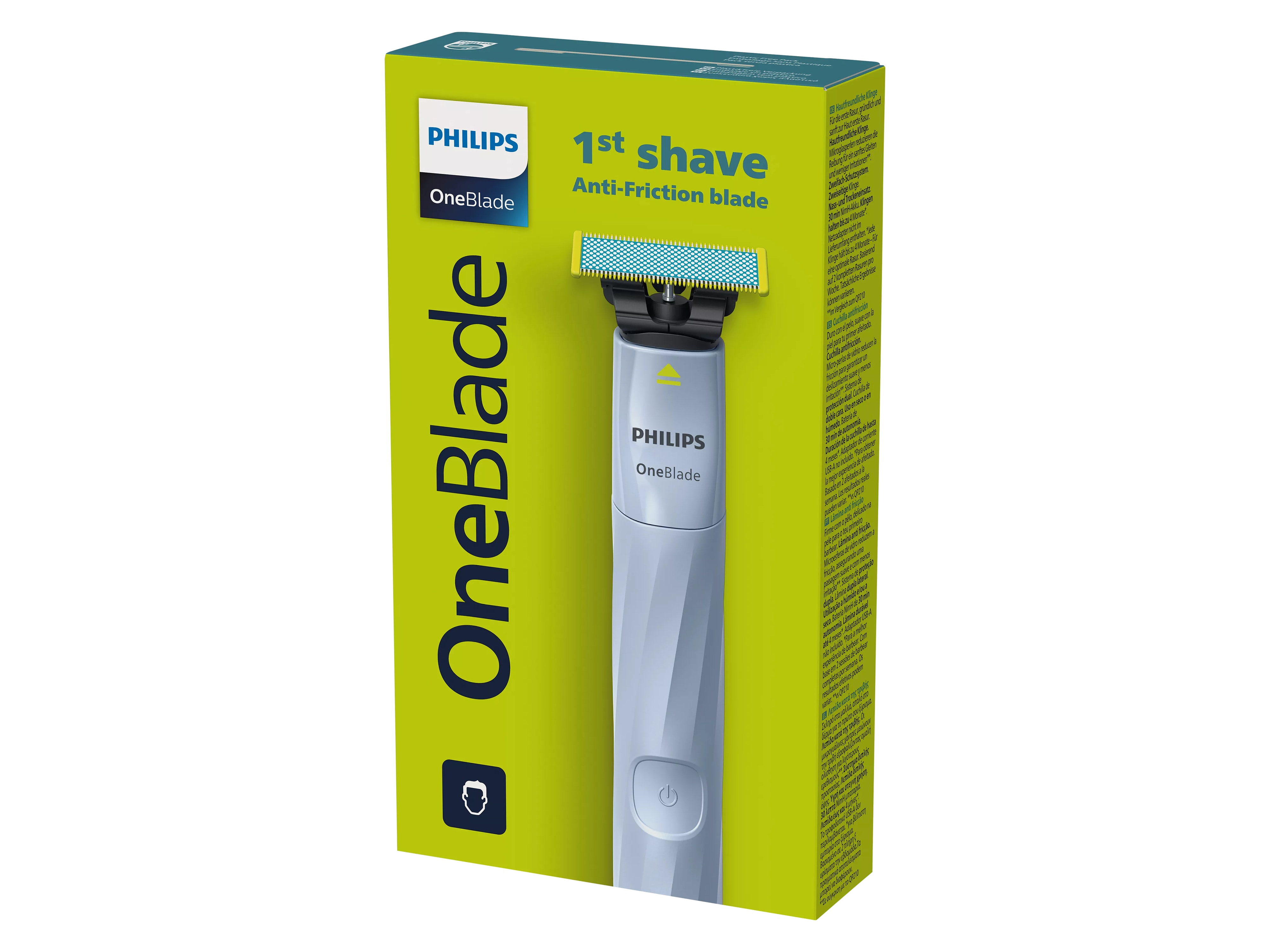 PHILIPS Rasierer OneBlade QP1324/20, Anti-Friction Blade Rasierer PHILIPS Rasierer OneBlade QP1324/20, Anti-Friction Blade Rasierer