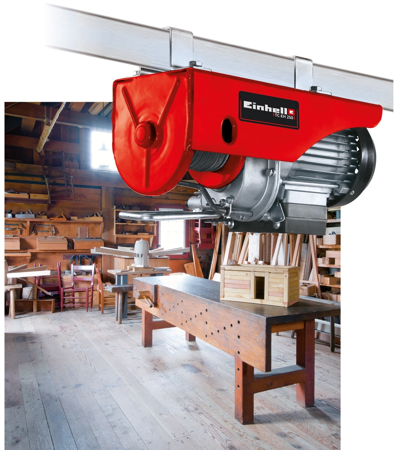 EINHELL Seilhebezug TC-EH 250, 500 W, 250 kg EINHELL Seilhebezug TC-EH 250, 500 W, 250 kg