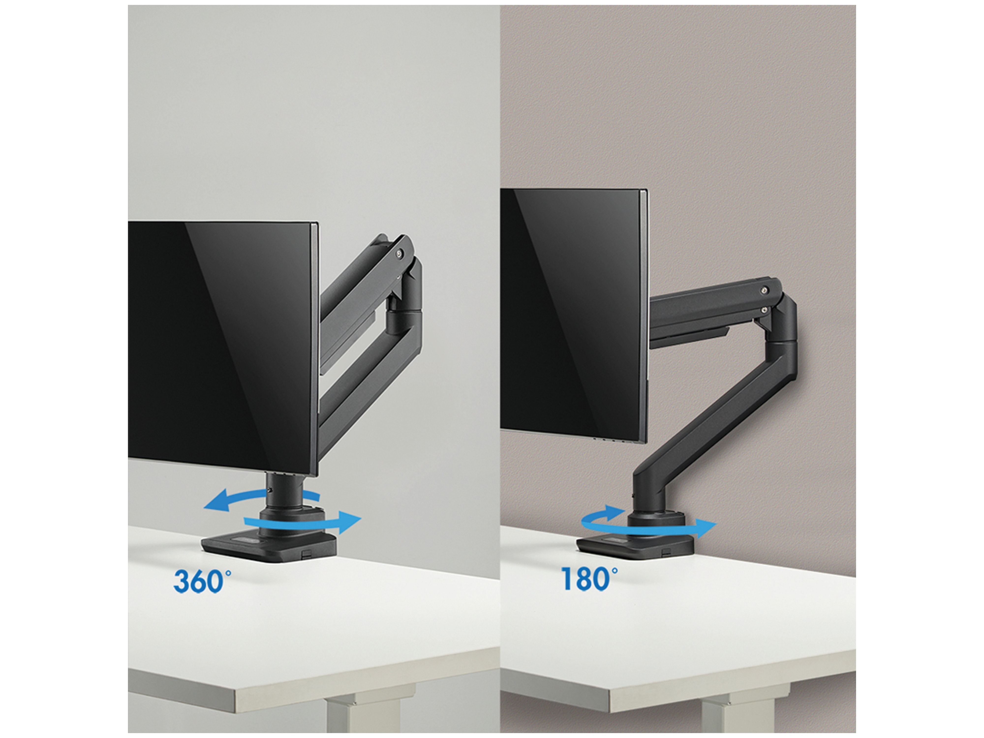 LOGILINK Monitorhalterung BP0168 17-49 Gasdruckfeder, Flat & Curved, Aluminium LOGILINK Monitorhalterung BP0168, 17"..49", Gasdruckfeder, Aluminium