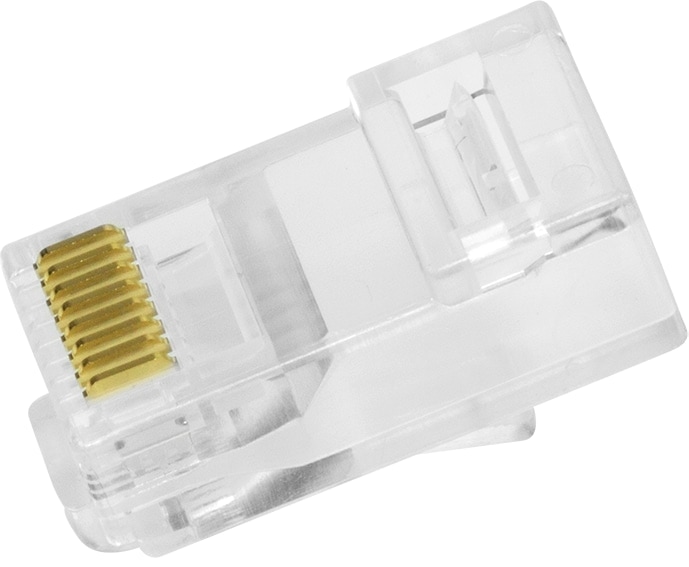 LOGILINK RJ45-Modularstecker, Cat.6, ungeschirmt, vorne offen, 50 Stk. LOGILINK RJ45-Modularstecker, Cat.6, ungeschirmt, vorne offen, 50 Stk.
