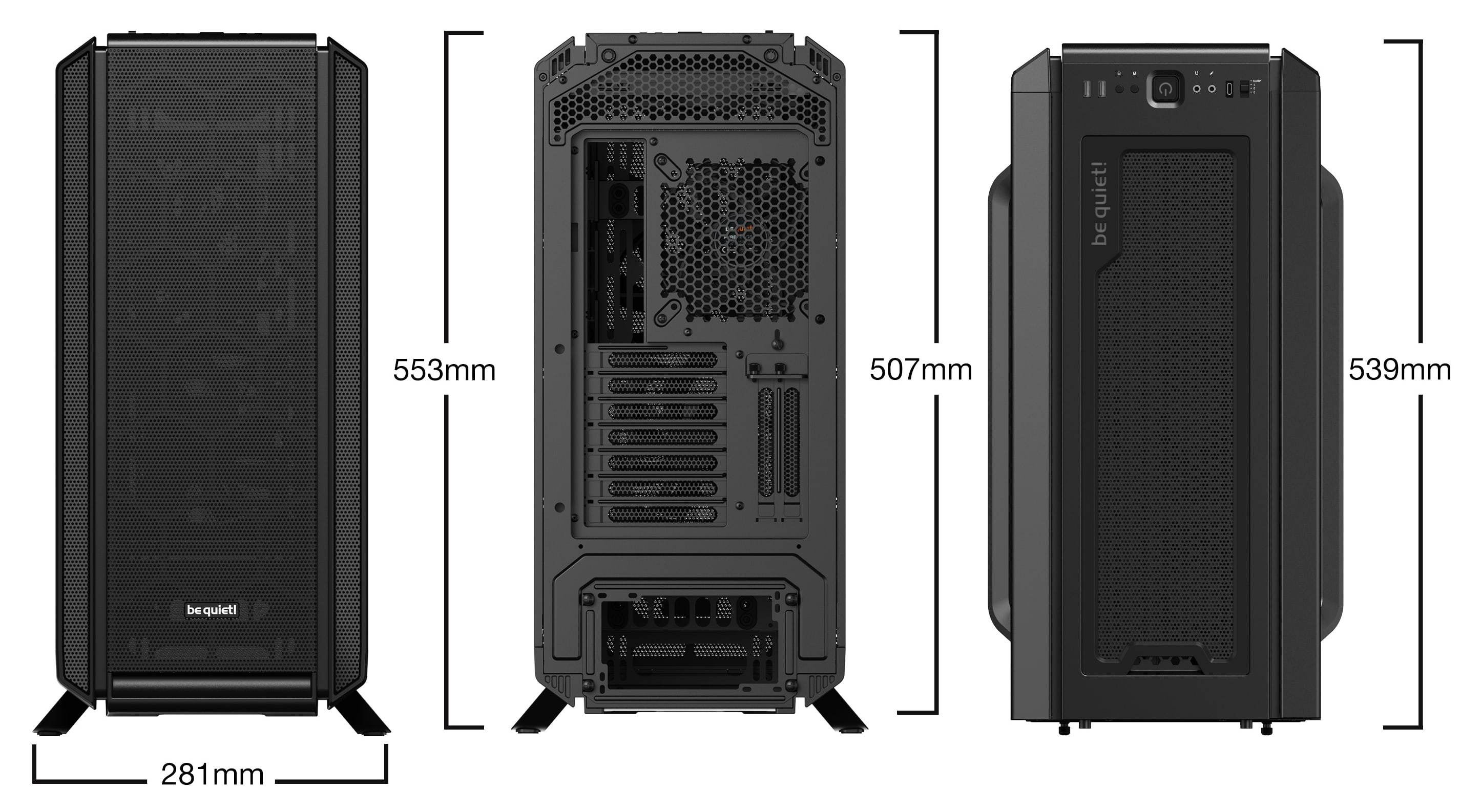 BE QUIET! Midi Tower Silent Base 802 Black BE QUIET! Midi Tower Silent Base 802 Black