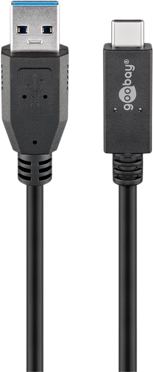 GOOBAY USB-C Kabel 41073 C/A 3.2 0,5m schwarz