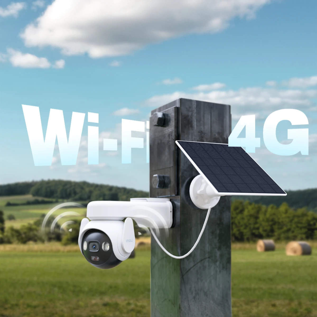 IMOU Überwachungskamera AOV Dual Kit, mit Solarpanel, außen, weiß IMOU Überwachungskamera AOV Dual Kit, mit Solarpanel, außen, weiß
