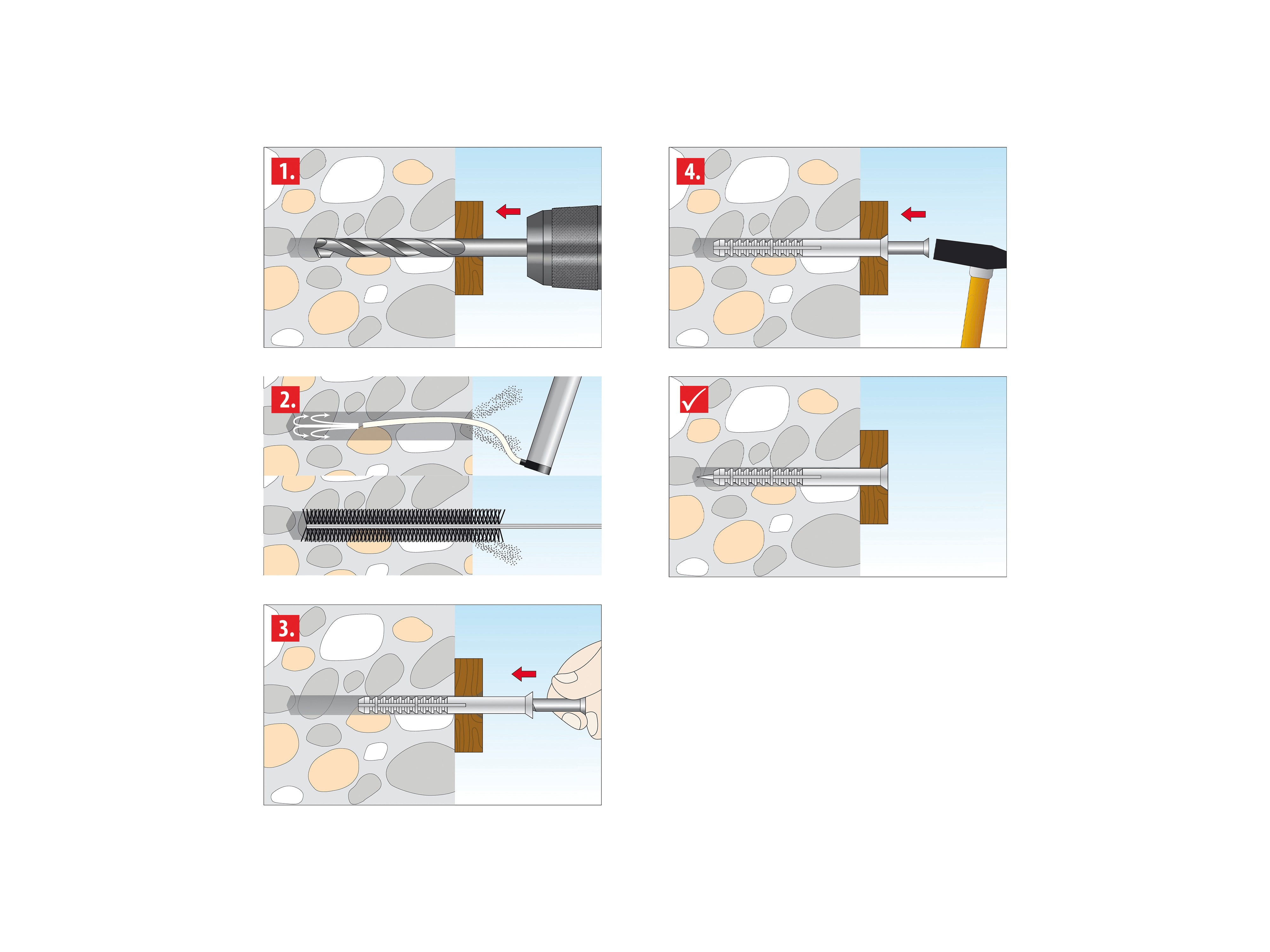 TOX Nageldübel Attack, 6x35 mm, 50 Stück TOX Nageldübel Attack, 6x35 mm, 50 Stück