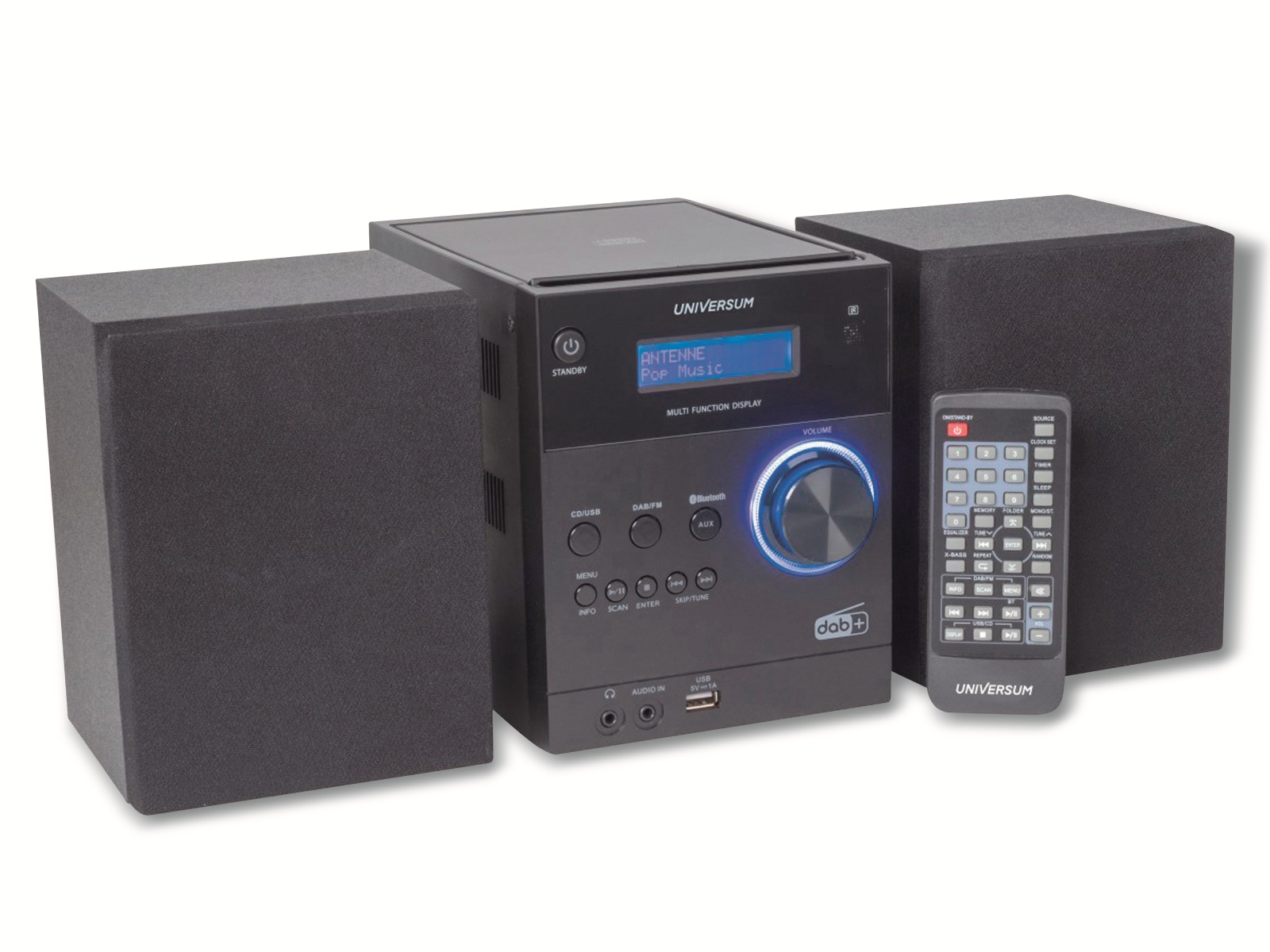 UNIVERSUM Stereoanlage MS 300-21, CD, DAB+ Radio, Bluetooth, USB, schwarz UNIVERSUM Stereoanlage MS 300-21, CD, DAB+ Radio, Bluetooth, USB, schwarz