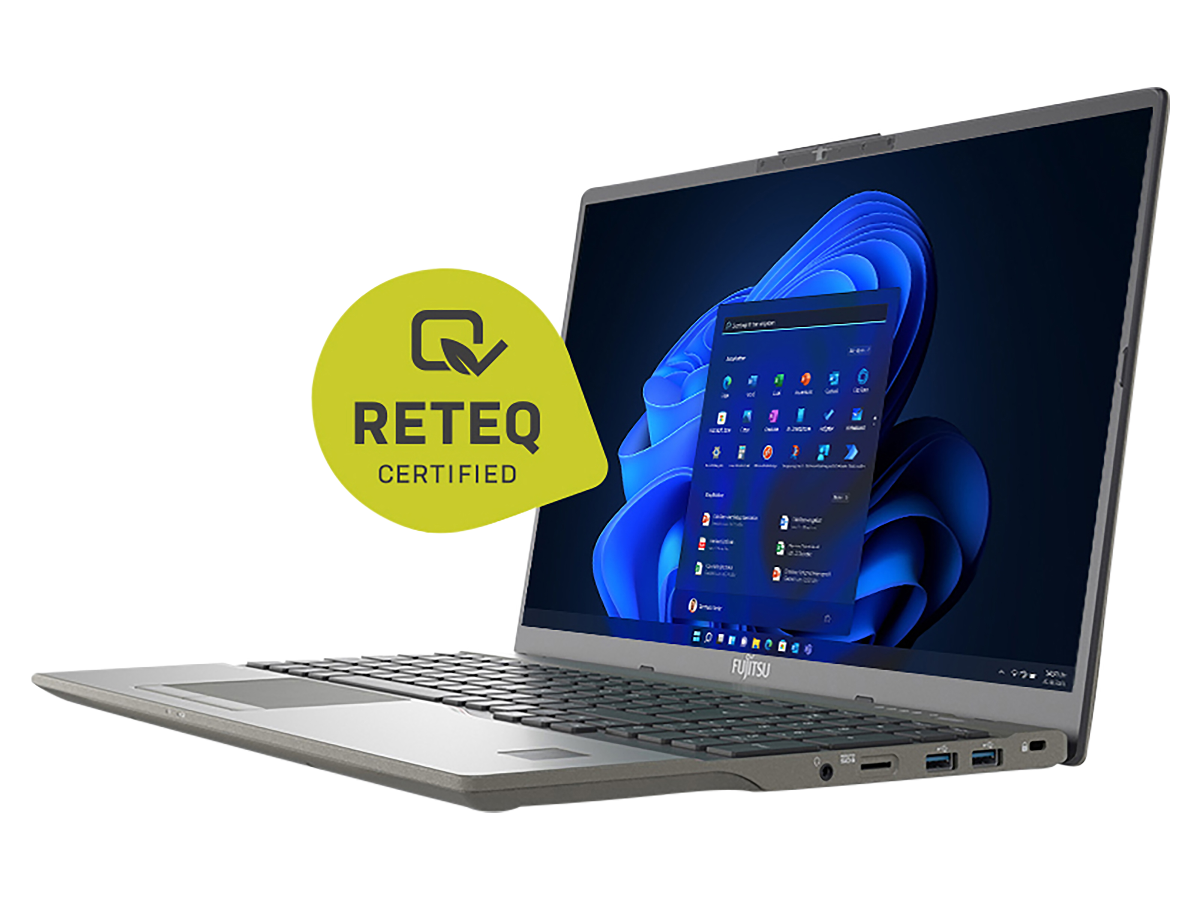 FUJITSU Notebook Lifebook U7411, 35,56 cm (14"), i7, 16GB, 512GB, Win11Home, refurbished Notebook FUJITSU Lifebook U7411, 35,56 cm (14"), i7, 16GB, 512GB, Win11Home, refurbished