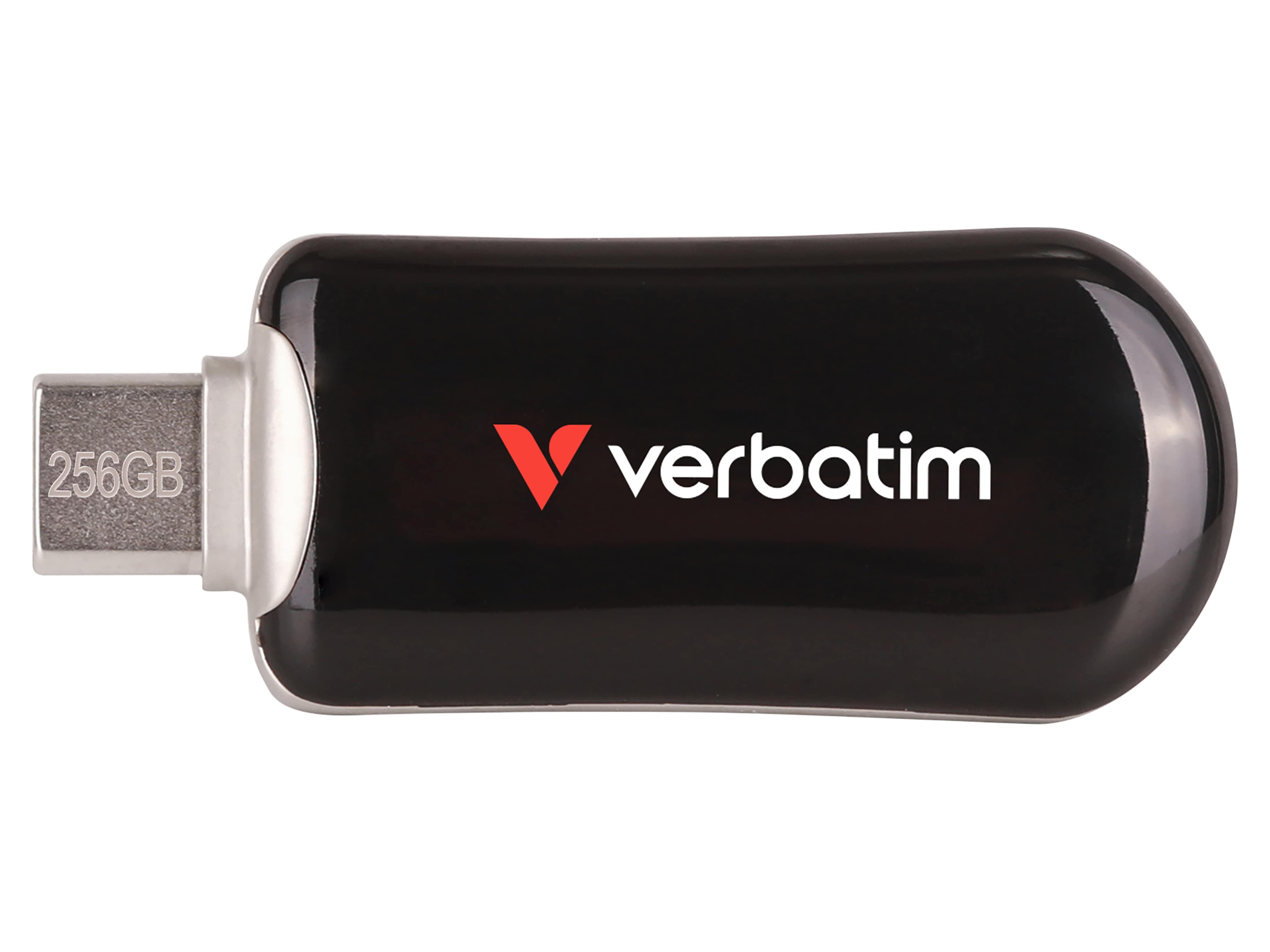 VERBATIM USB-C Stick Plectra 30226 USB 3.2 256GB schwarz VERBATIM USB-C Stick Plectra 30226 USB 3.2 256GB schwarz