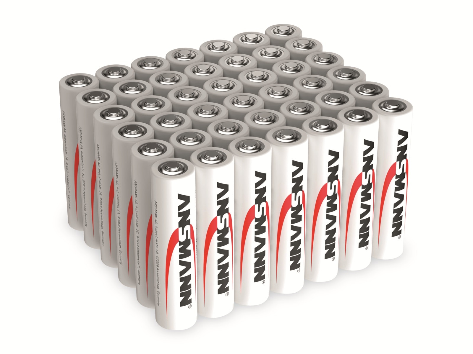 ANSMANN Alkaline Batterien, 42 Stück AA /Mignon und 42 Stück AAA/Micro im Sparset