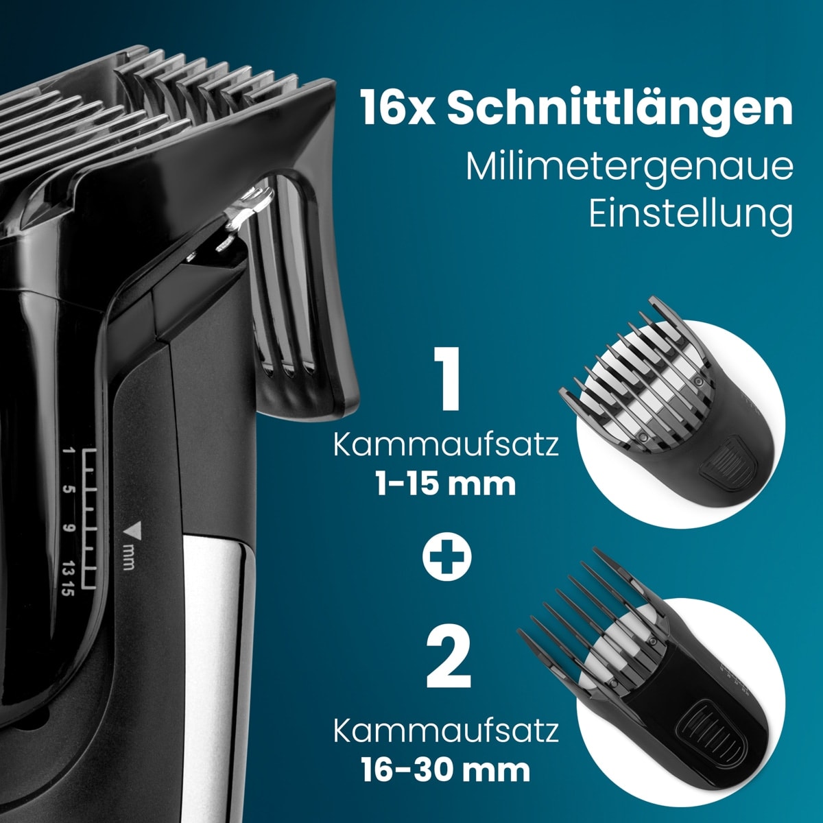CLATRONIC Haar- und Bartschneidemaschine HSM/R 3827, 2 in 1 CLATRONIC Haar- und Bartschneidemaschine HSM/R 3827, 2 in 1